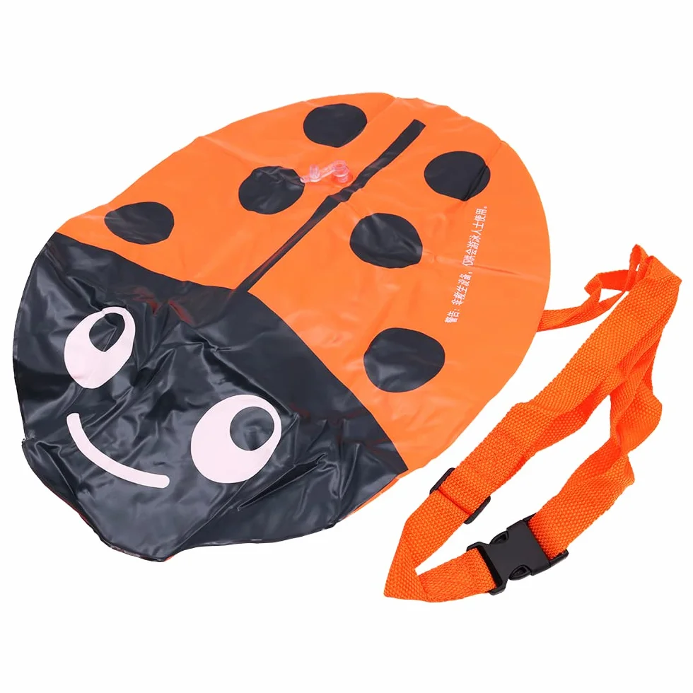 Namvo Boya de natación Altamente Visible Flotador de Remolque Seguridad para Aguas Abiertas Triatletas Snorkeling Naranja