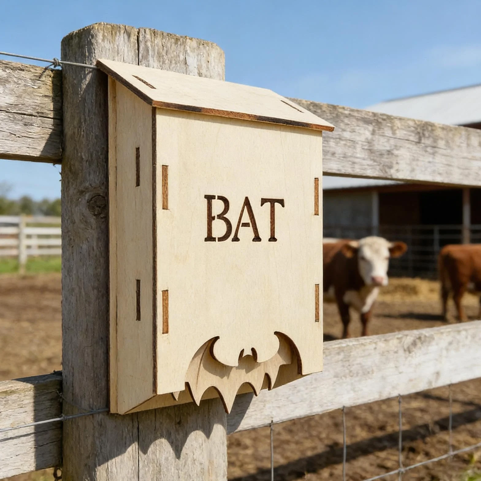 Refugio para mamíferos voladores al aire libre, bodega de madera, santuario para uso en jardín, de madera con texturas rugosas, decoración de patio, gallo de mamíferos para tierras de