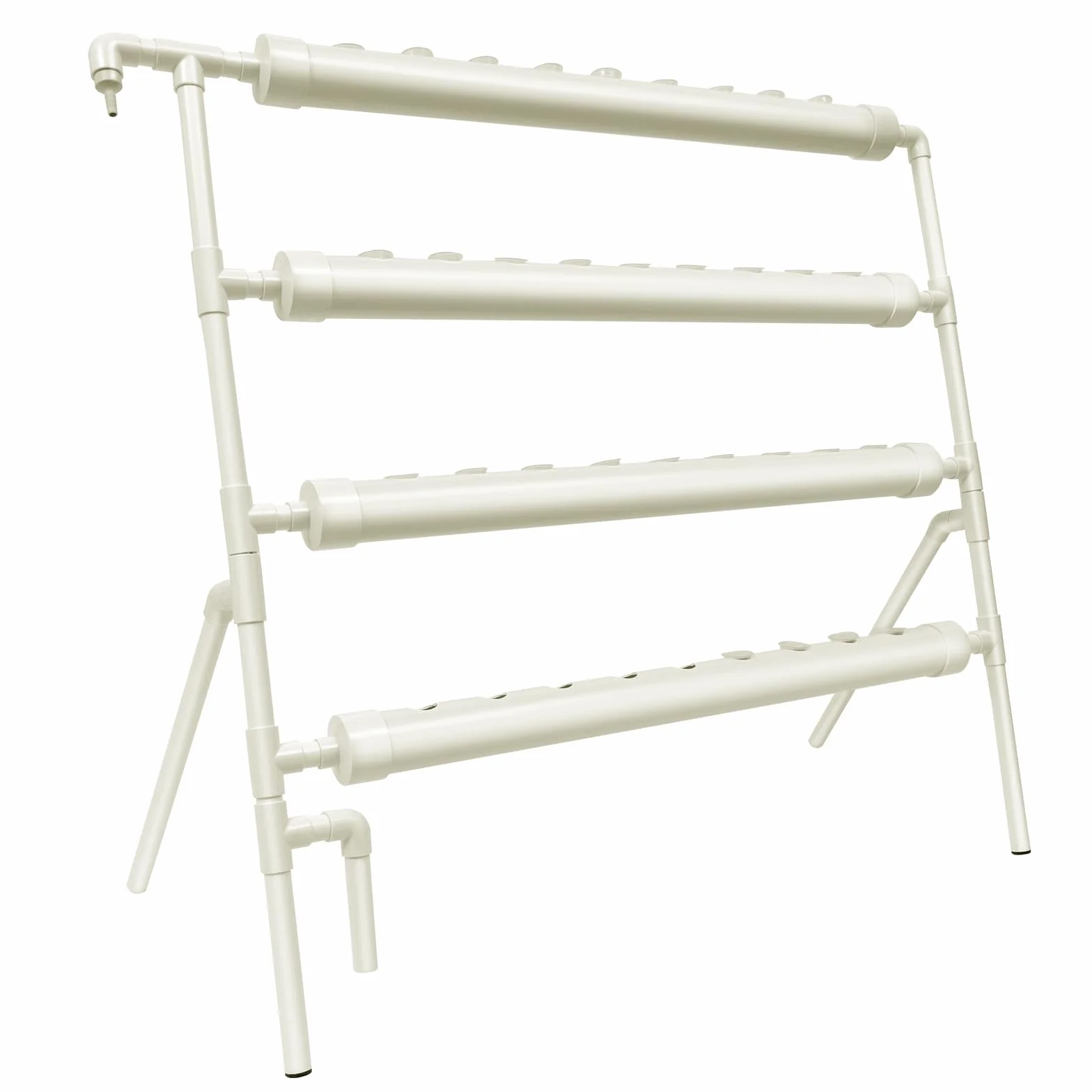Sistema hidropónico hidropónico para cultivo de plantas sin tierra, 36 plazas, 4 capas, plantas, verduras, hidroponía para casa, balcón, jardín, balcón (capa individual 36 agujeros)