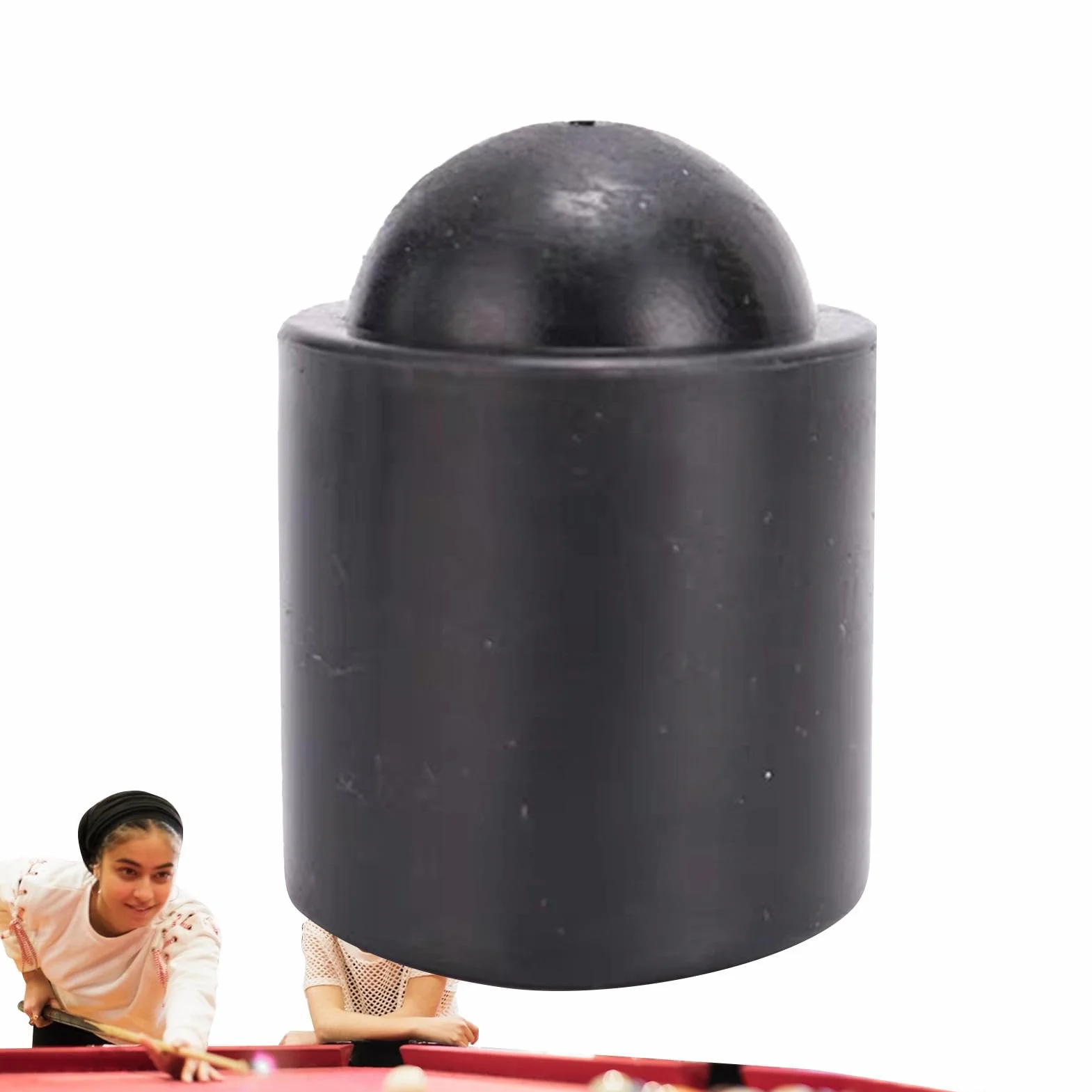 Tapón de goma para taco de billar, funda elástica 3x3.5 cm