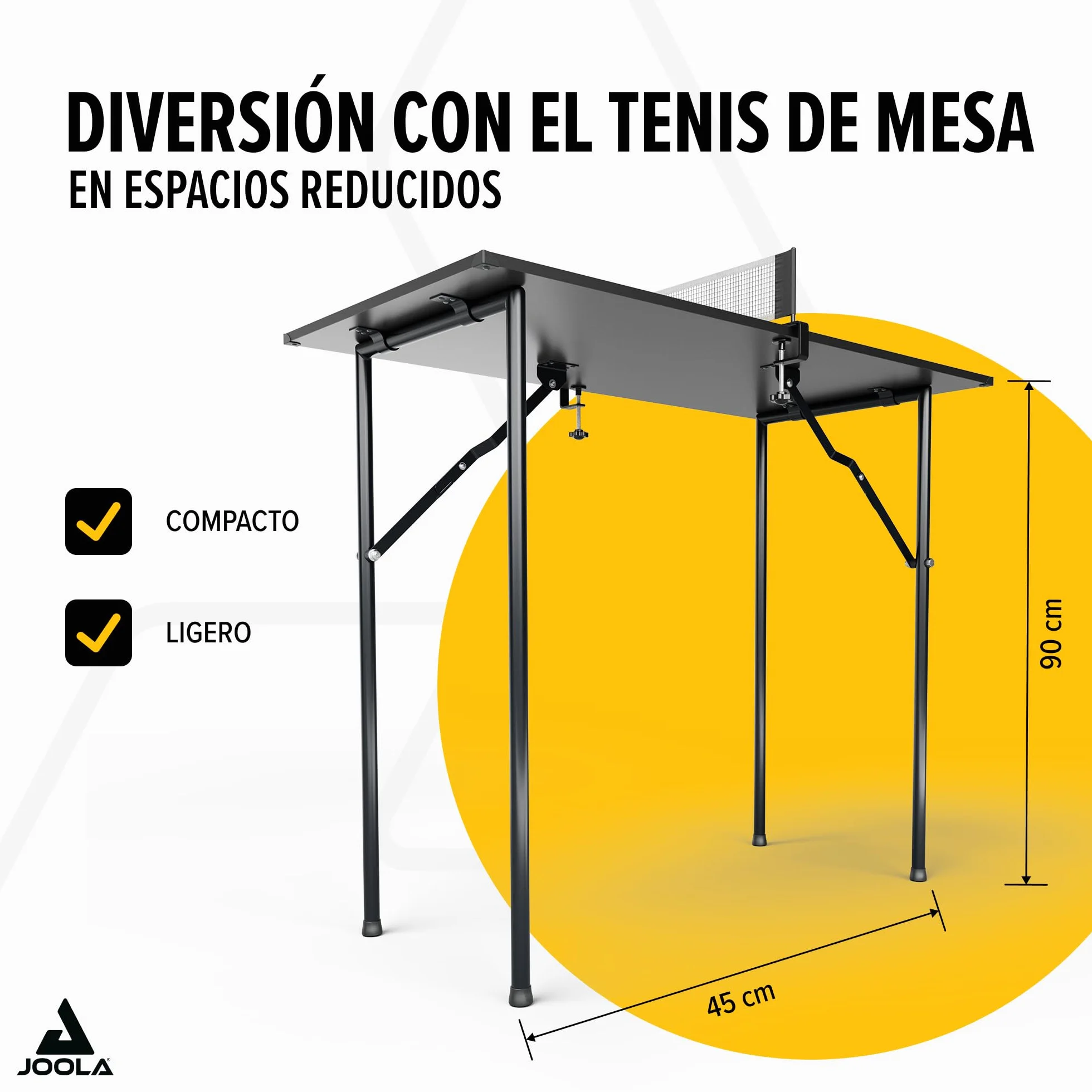 JOOLA Mini Mesa de Ping Pong para Interior con Red