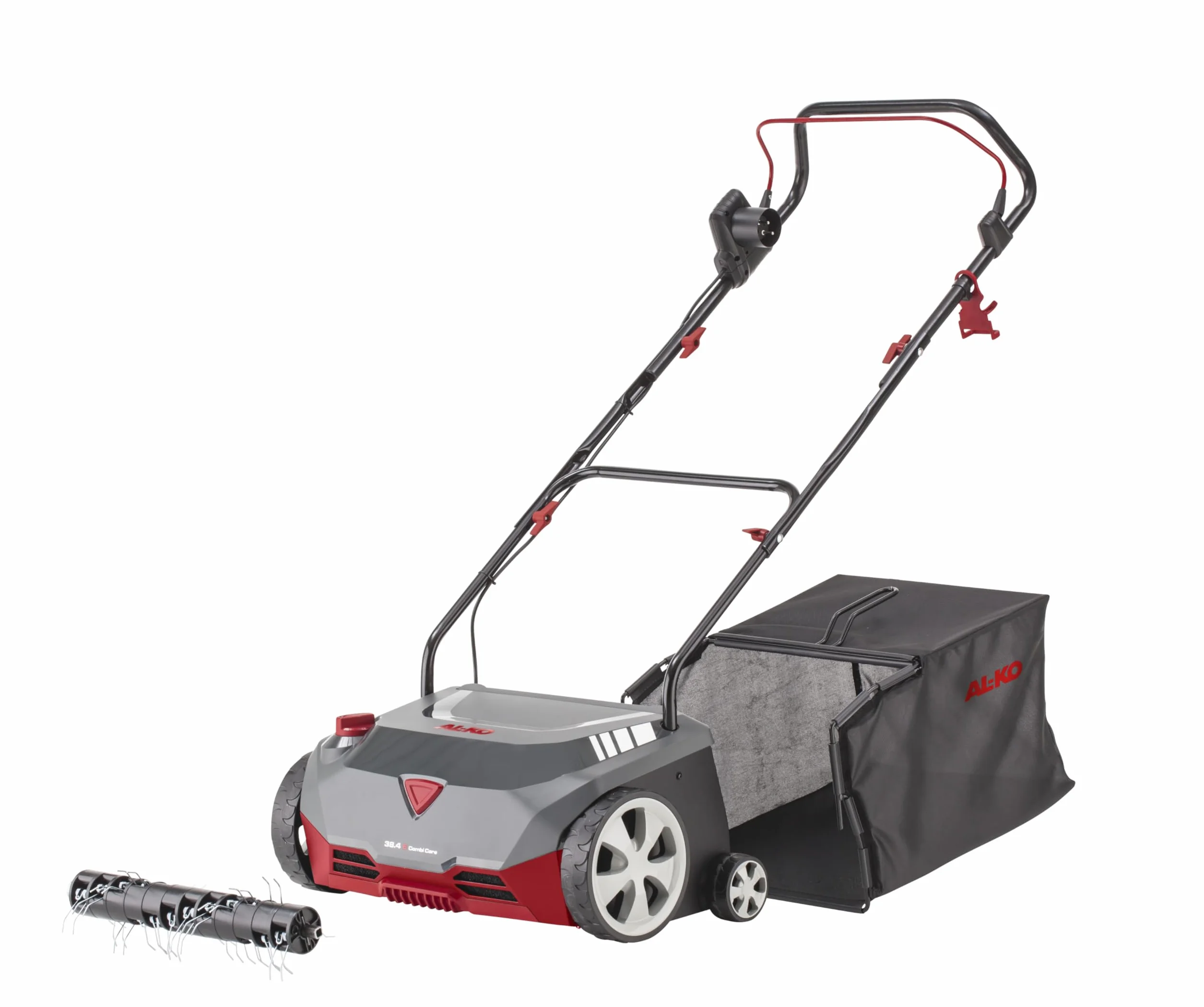 AL-KO Escarificador eléctrico 38.4 E Combi Care, Potencia del Motor de 1400 W, Ancho de Trabajo de 38 cm, Incluye Saco de 55 L, para césped de hasta 800 m²