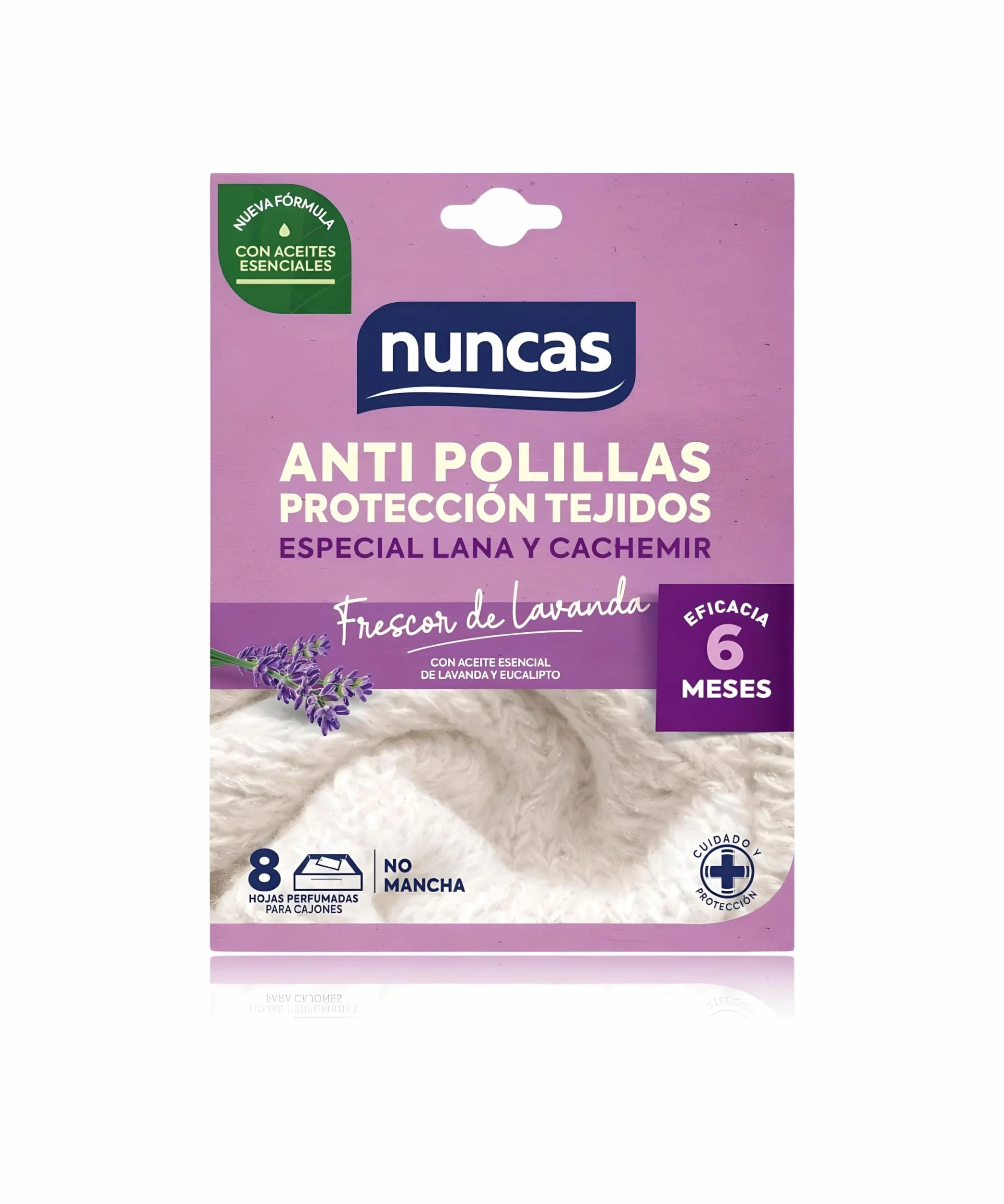 Nuncas Antipolillas - Proteccion Tejidos - Lavanda - 8 Hojas