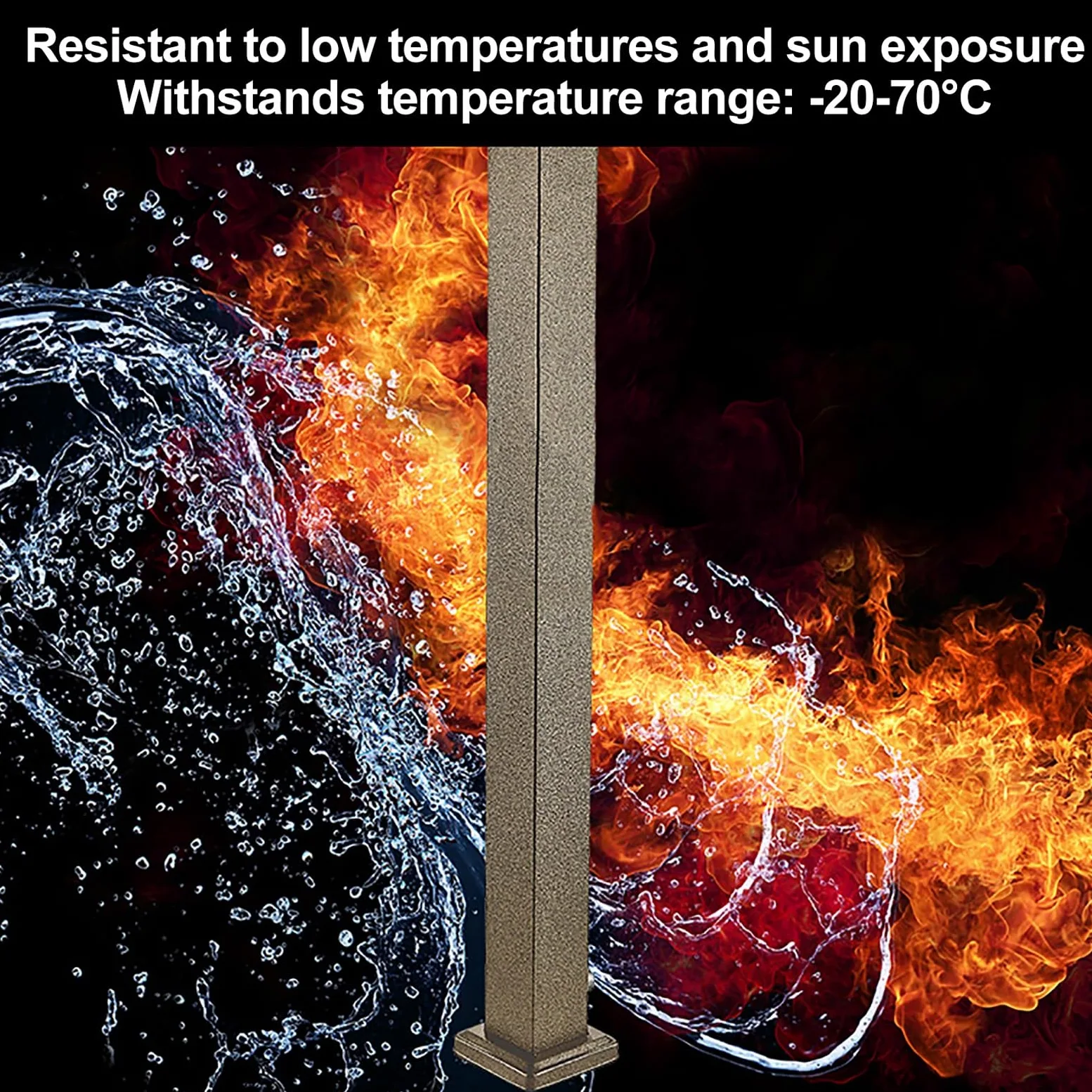 Soporte de manguera independiente, sin heladas, grifo vertical para jardín, columna de agua, espiga a prueba de congelación para un fácil riego en invierno