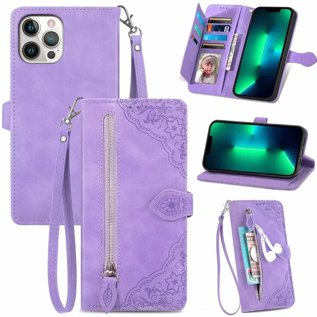 Funda tipo cartera para Honor 80 GT/Honor 80 Pro, funda de piel sintética con cierre magnético, función atril con ranuras para tarjetas, correa de muñeca, a prueba de golpes, funda tipo libro para