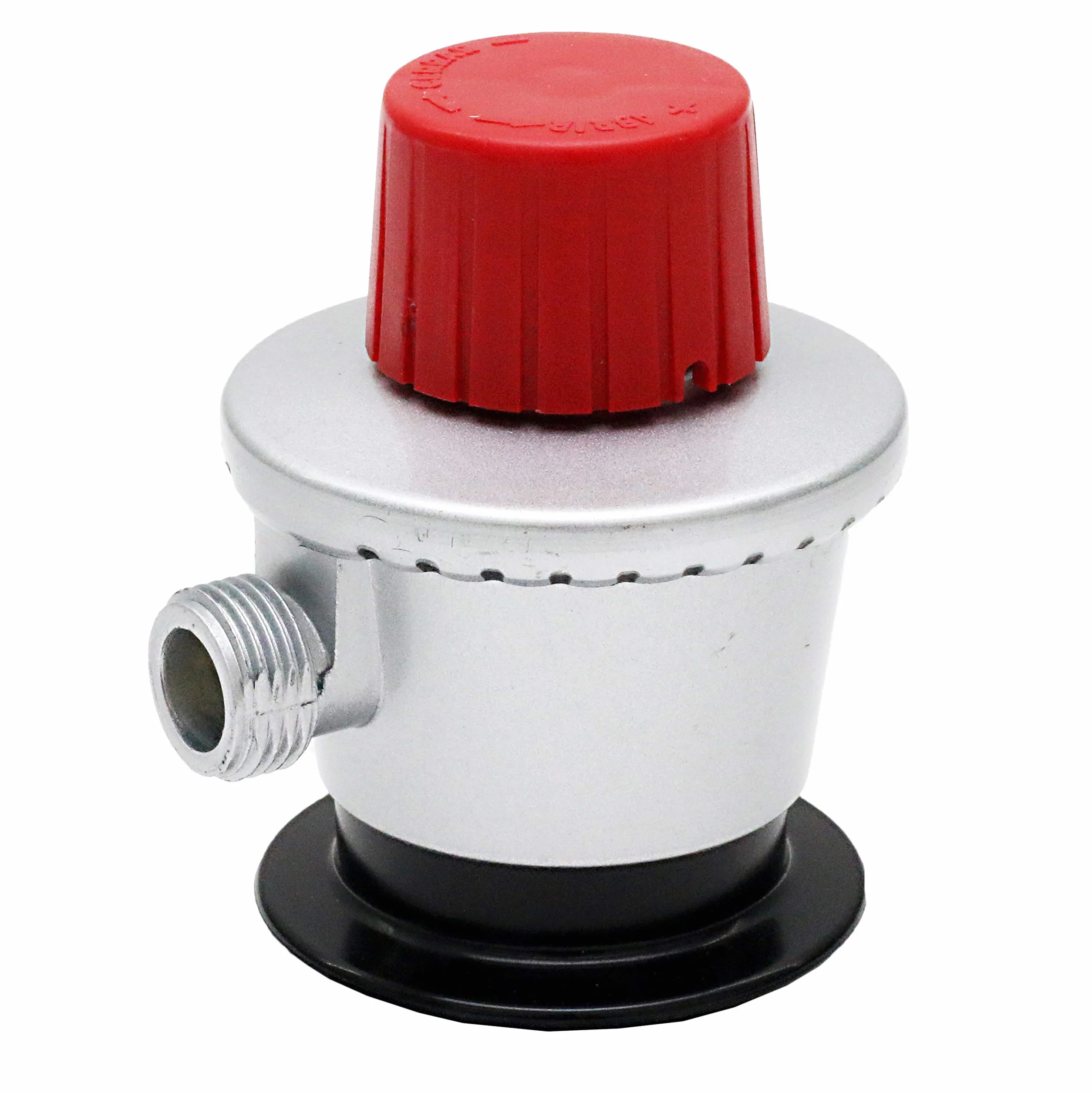 com-gas 200084 200084-Regulador Salida Libre, soldadores, Plata/Rojo, 5.5x7x8 cm