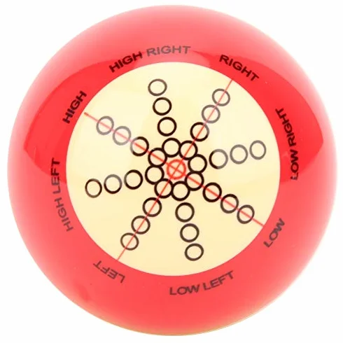 Bola de Billar de Entrenamiento Práctica Accesorio Asistencia Portátil Reemplazo para Pool Americano Eight