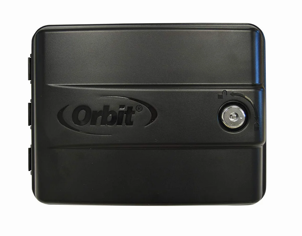S&M Orbit 94892 – Programador de riego automático Easy-Set Logic con tapa-12 Zonas de riego