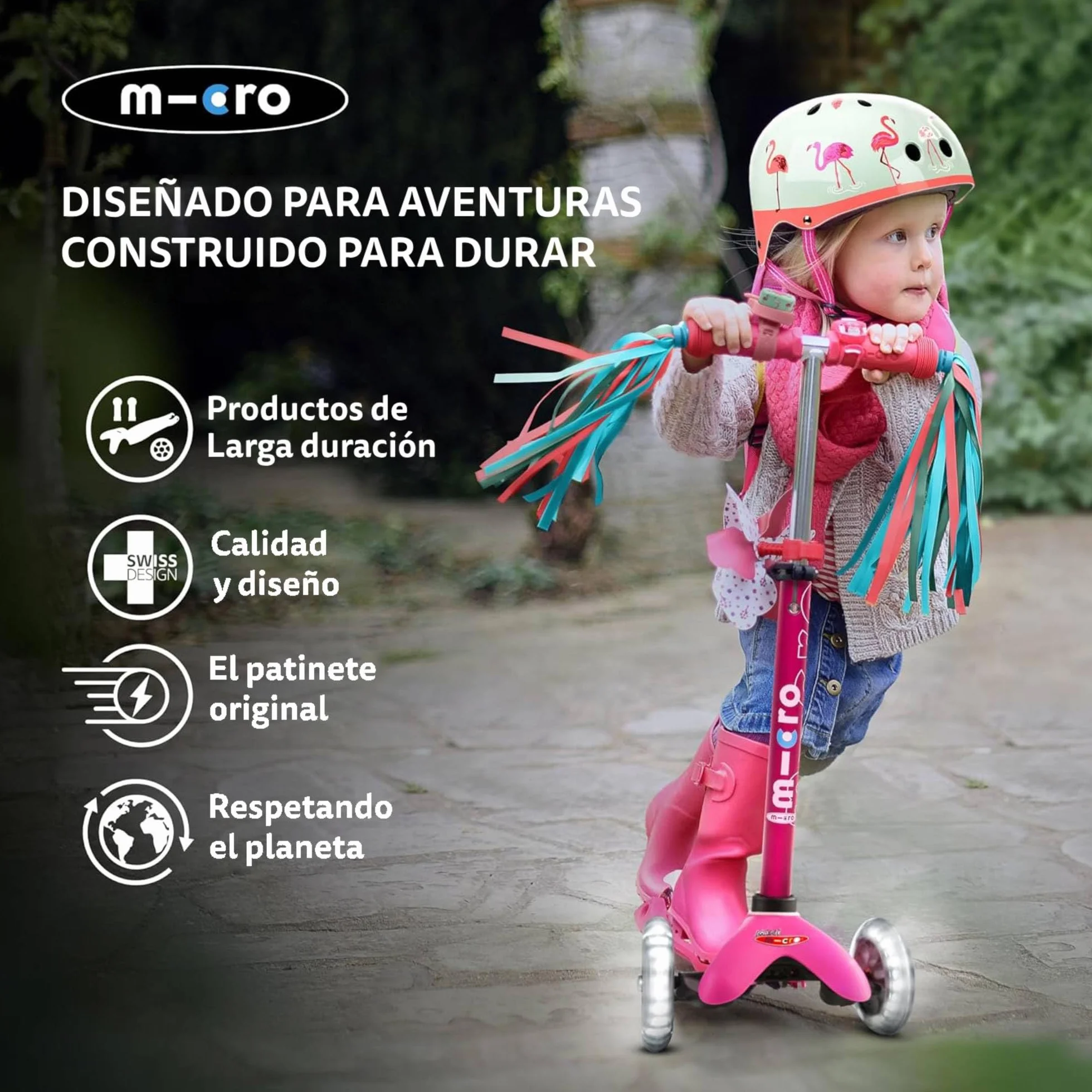 Freno Original Micro para Patinetes Mini Micro Classic Deluxe 3en1 Mini2Grow Magic Glow Repuesto Scooter 3 Ruedas Niños