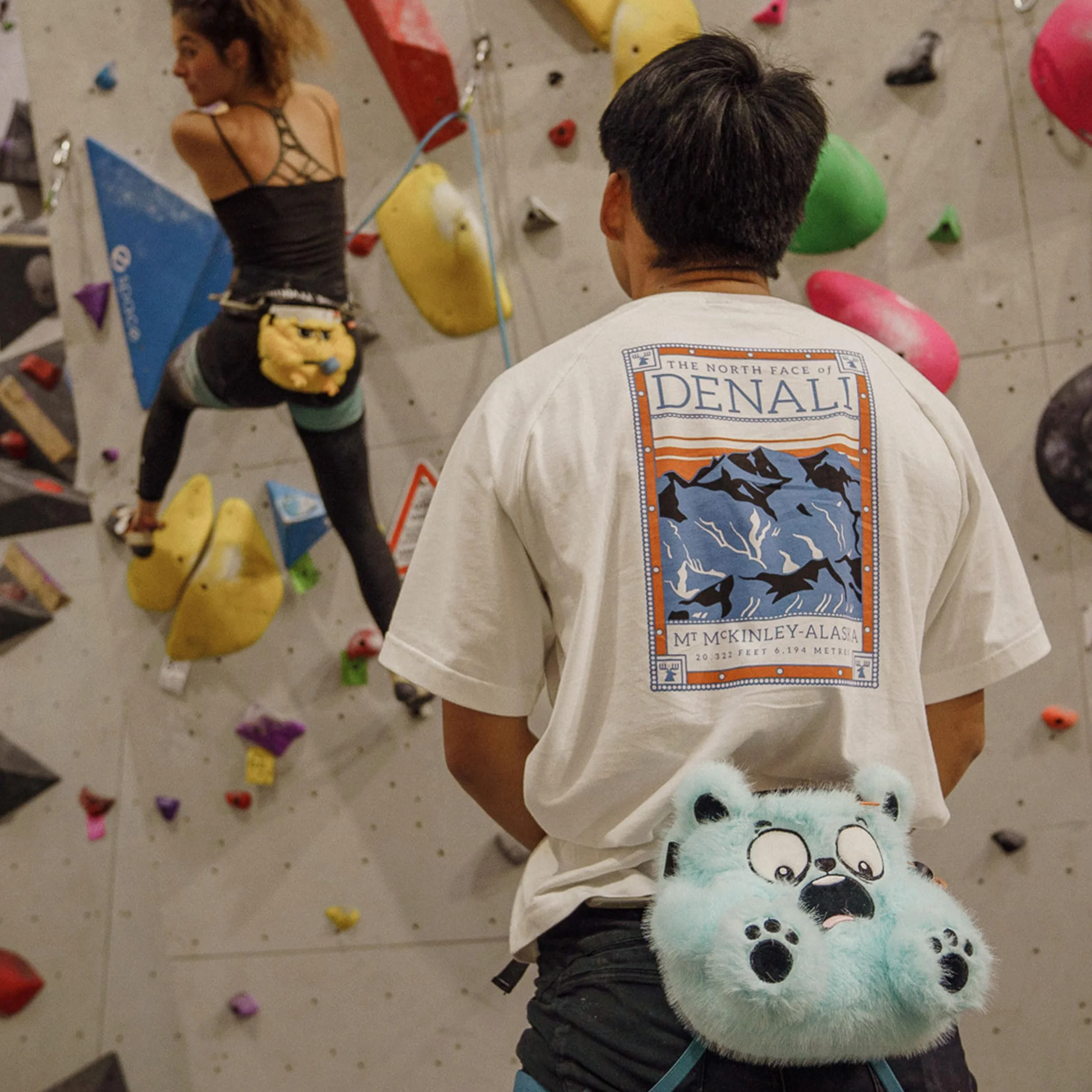 YY Vertical Bear Bolsa de tiza para escalada en roca para adultos y niños búlder montaña