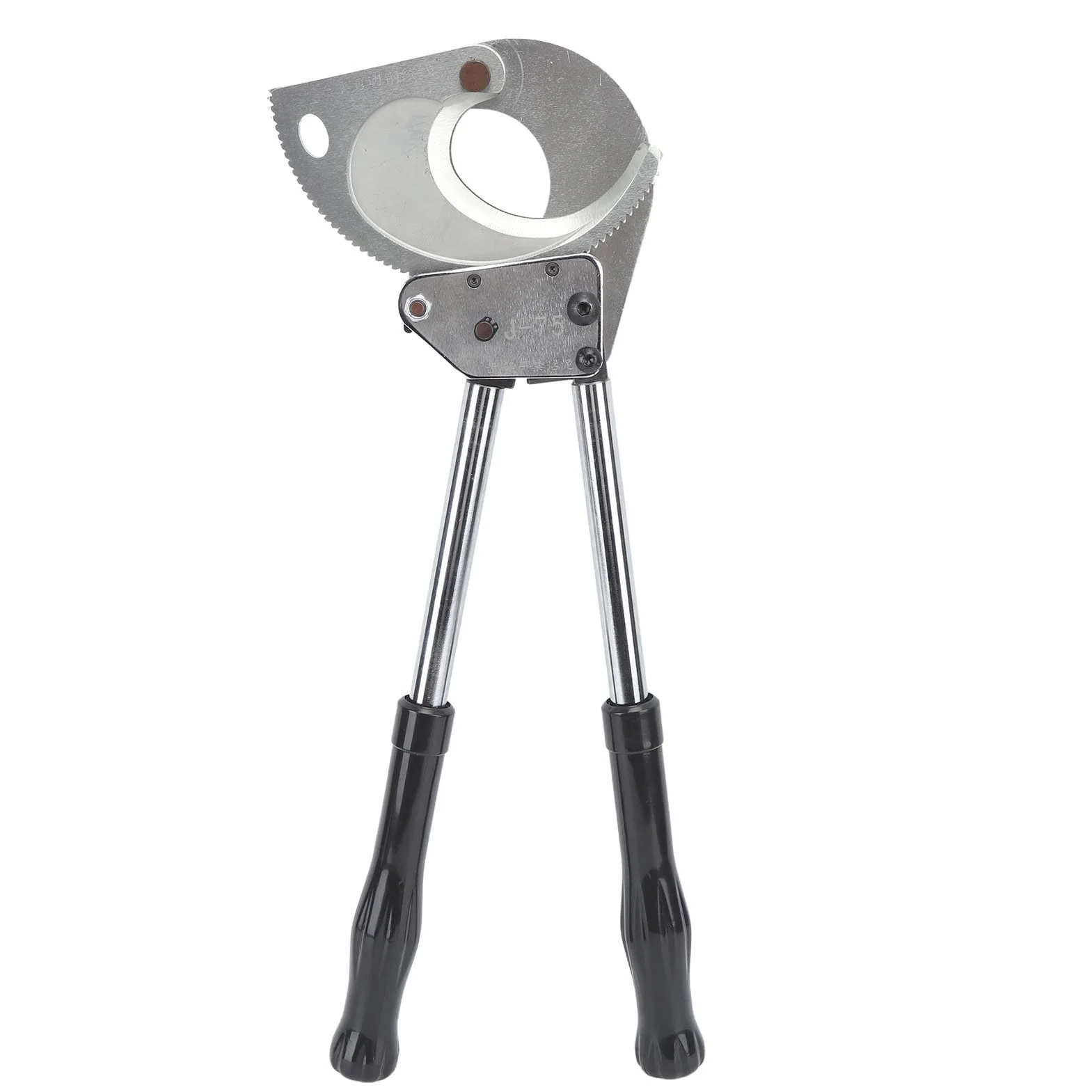 Fabater Cortador de Cables con Trinquete 750 MCM 400 Mm2 de Diámetro 65 Mm 2,6 Pulgadas, Cortador de Cables que Ahorra Mano de Obra para un Corte Seguro, Herramienta con de Aluminio con Hoja de