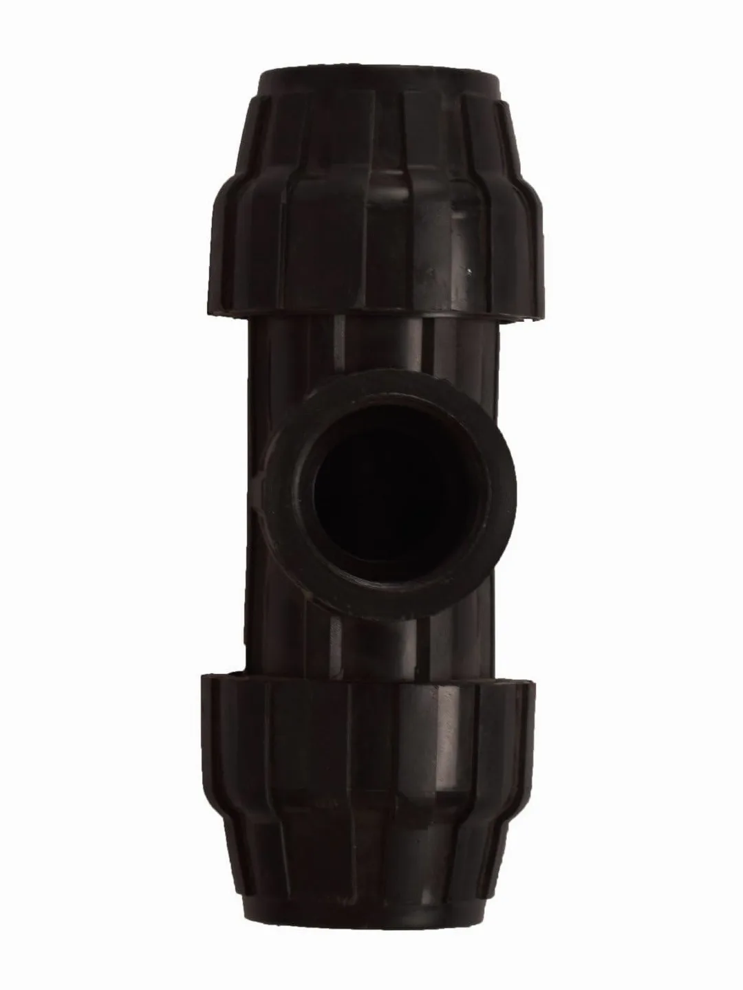 JARDIN202 - Te Rosca Hembra de Polietileno para Tubería de Riego por Goteo - Varias Medidas | 50mm x 1 1/2" (Pack 10 uds)