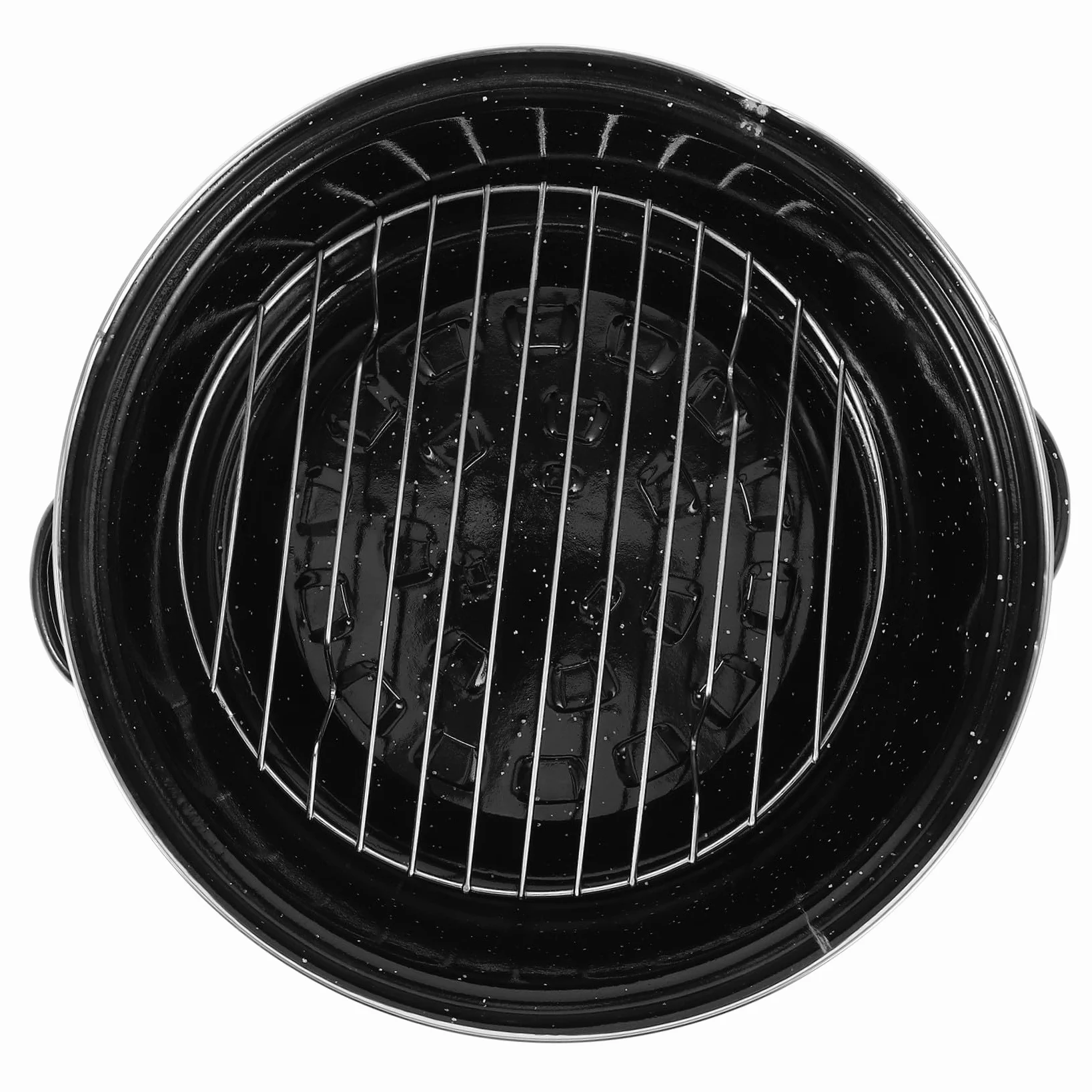 Olla Enameled Para Asar Tapa Doble Asa Resistente Altas Temperaturas