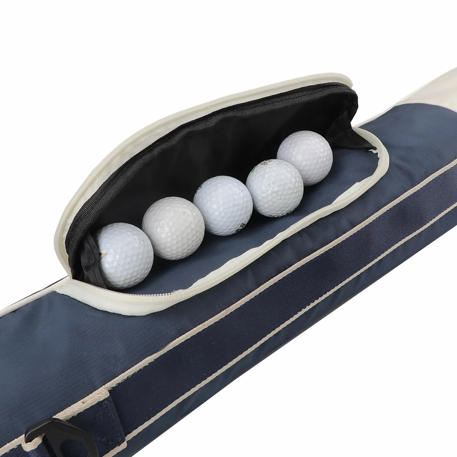 Tourbon Bolsa de golf portátil de nylon ligero plegable con bolsillo con cremallera
