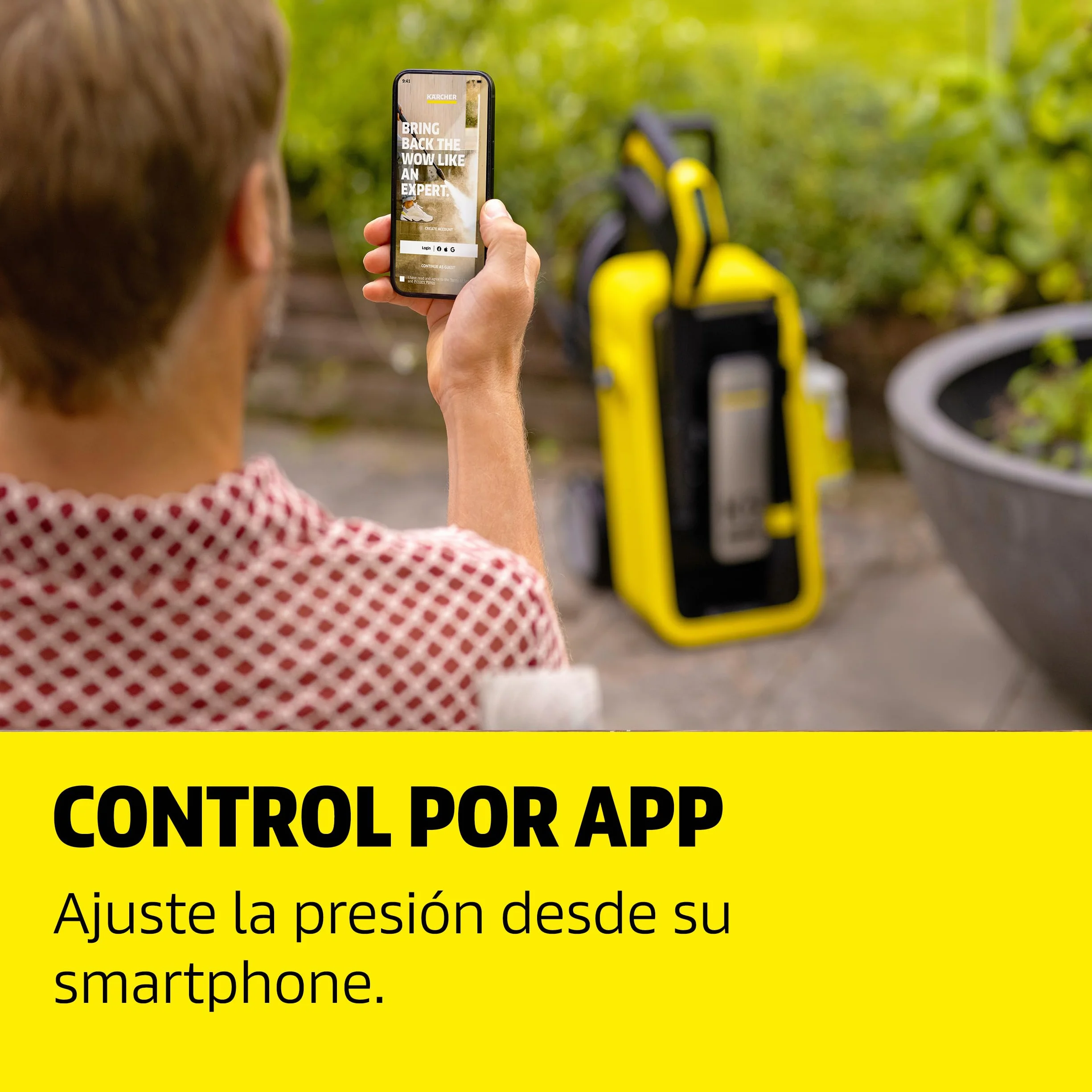 Kärcher hidrolimpiadora K 7 Comfort Premium Connect, presión: máx. 180 Bar, caudal: 600 l/h, área: 60 m²/h, Manguera de Alta presión, Tambor para Manguera, Control Mediante App