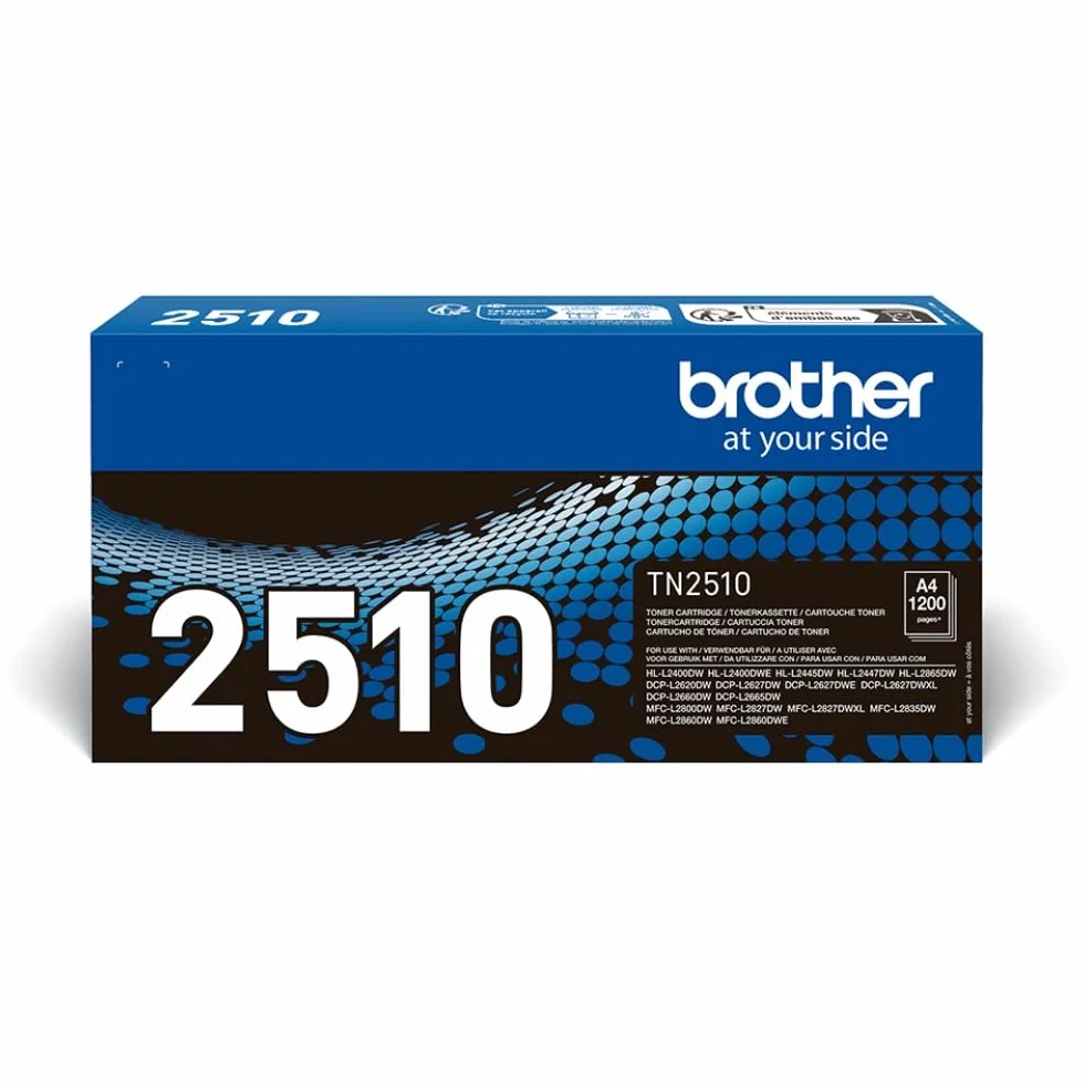 Brother TN2510 Tóner Negro, 1.200 Páginas ISO/IEC 19752