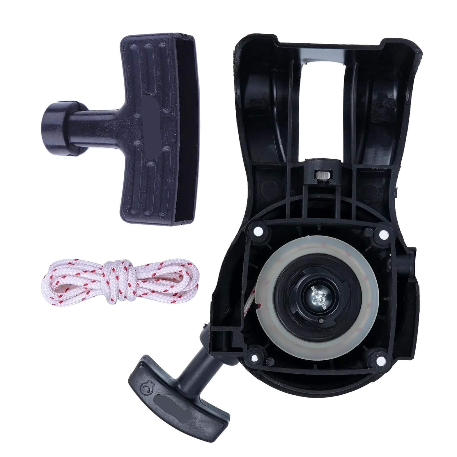 Kit de Cuerda de Agarre con Mango de Arranque de Retroceso Apto for Recortadora Echo SRM-225 PAS-225 PE-225