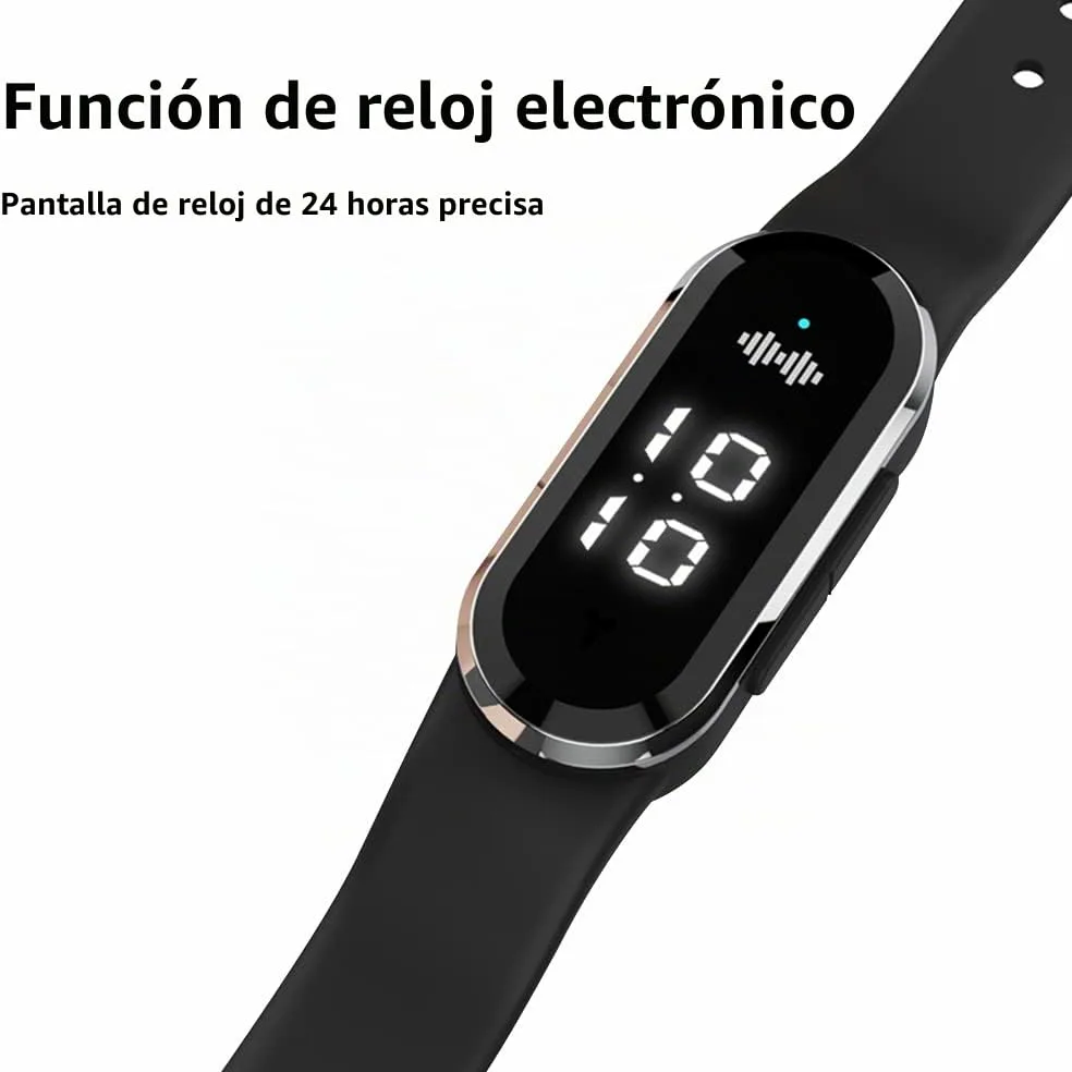 Pulsera ultrasónica repelente de mosquitos - Pulsera electrónica repelente de mosquitos - Pulsera antimosquitos Repelente de insectos Seguro para niños Adultos Acampar al aire libre Senderismo 2PCS