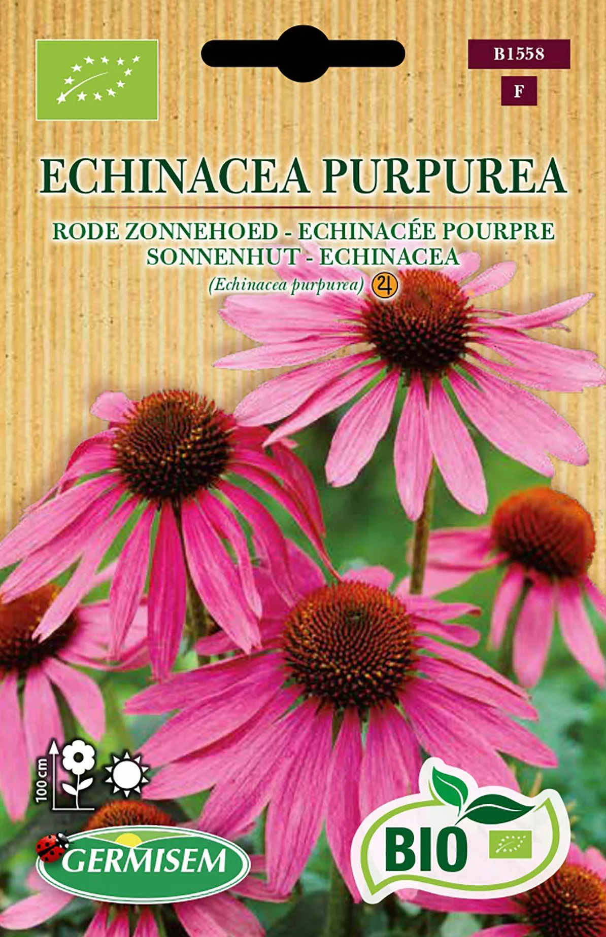 Germisem Orgánica Echinacea Purpurea Semillas de Equináceas Púrpura 0.5 g