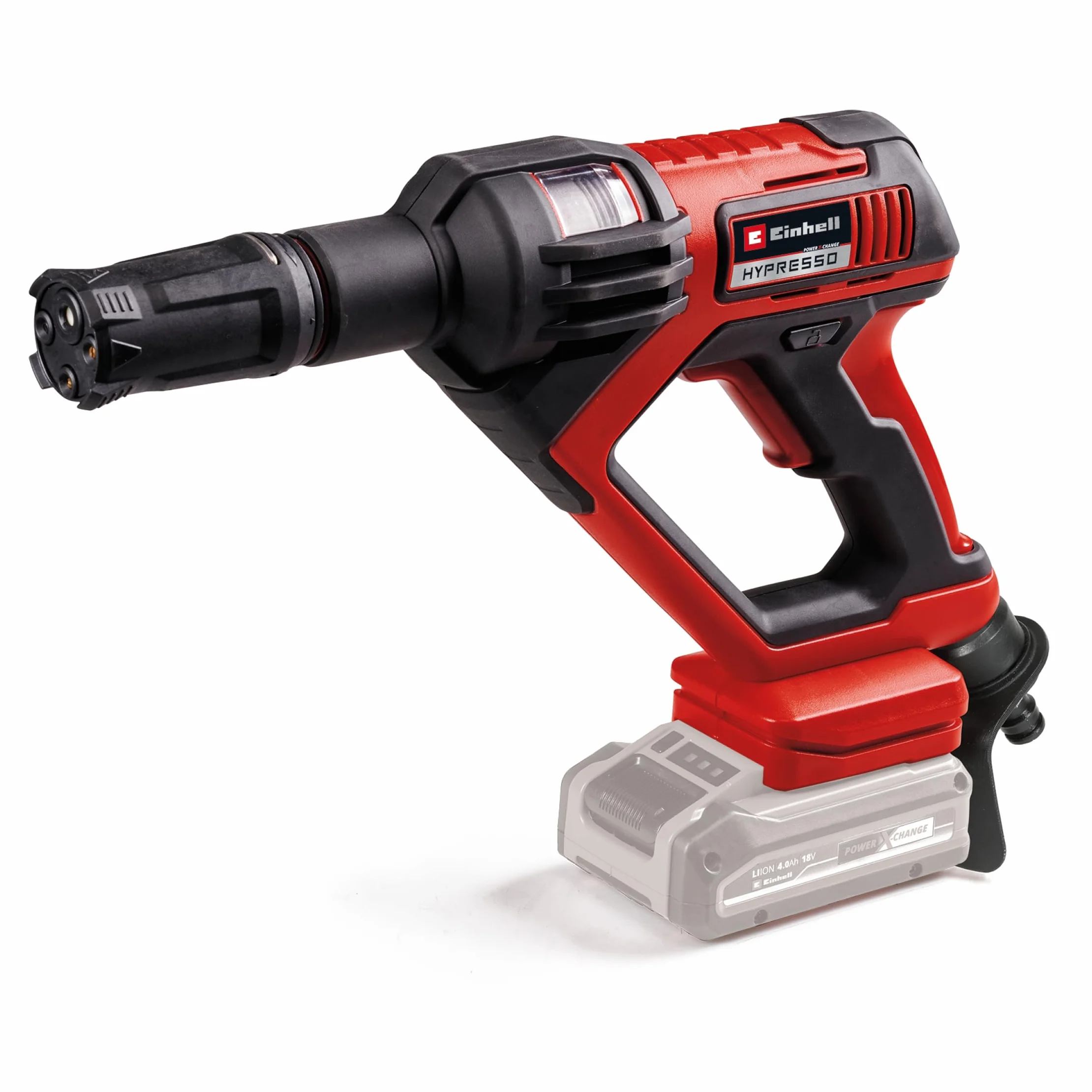 Einhell Pistola limpiadora a presión con batería HYPRESSO 18/24.1 Power X-Change (18 V, 24 Bar, Limpieza y riego móviles, 240 L/h, Incl. Accesorios, sin batería ni Cargador)
