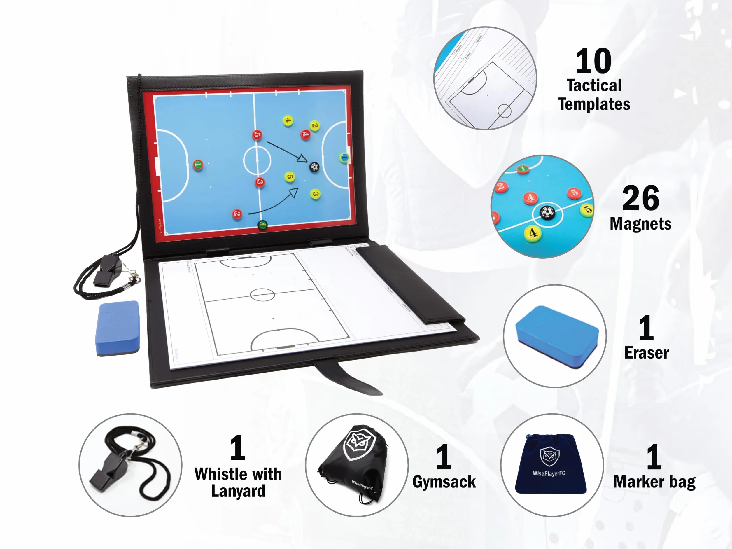 Carpeta Táctica para Entrenadores de Fútbol Sala con Bolsillo