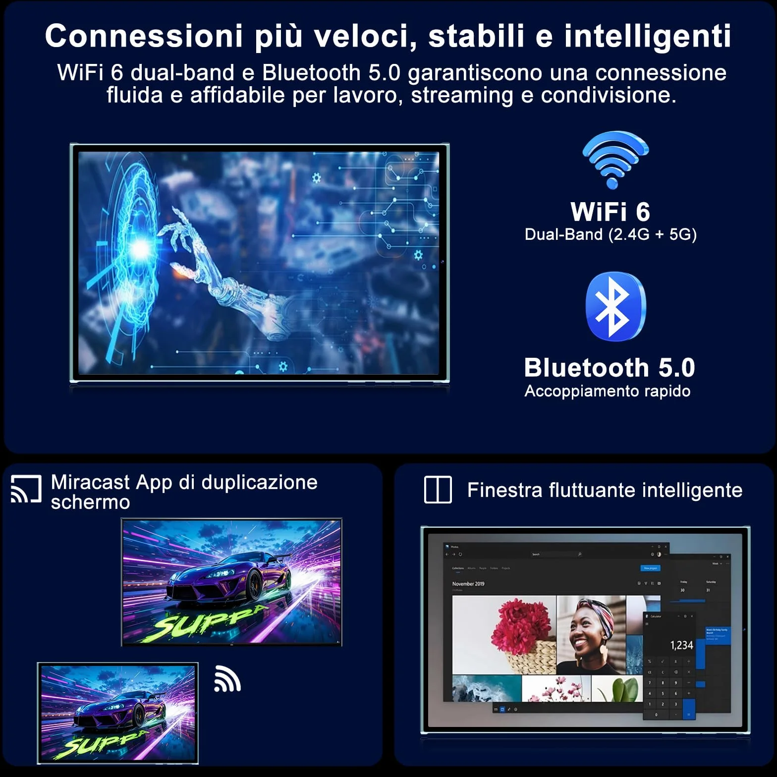 Tablet 10 Pulgadas Android 15 Gemini AI 30GB RAM 128GB ROM Ampliable 2TB Octa-Core WiFi 6 Widevine L1 Batería 8000mAh Cámara 8/5 MP Teclado Ratón Funda Cuerpo Metálico Verde Claro