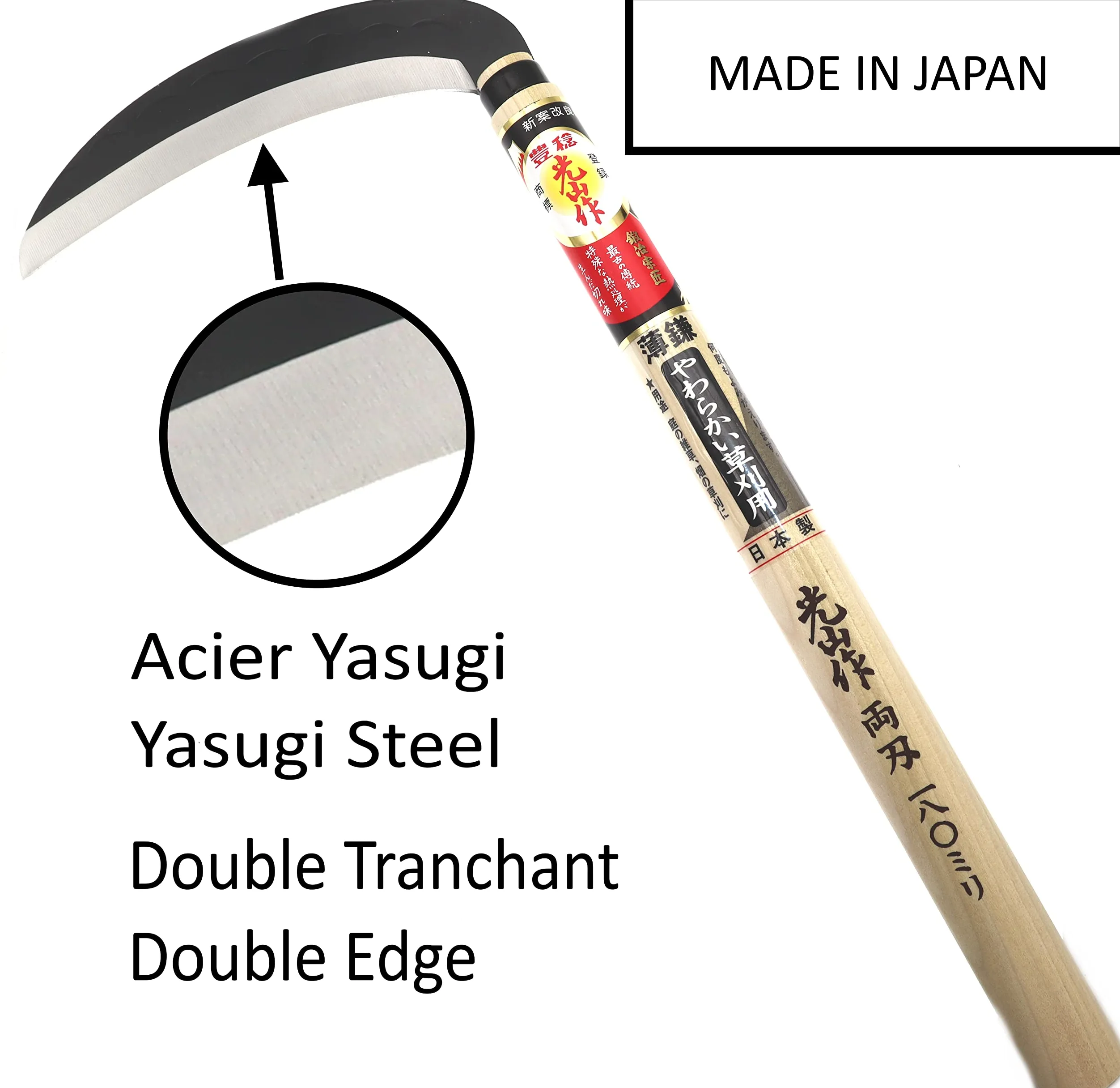 豊稔企販 HT-0220 Hoz Japonesa Manual de Madera, Beige