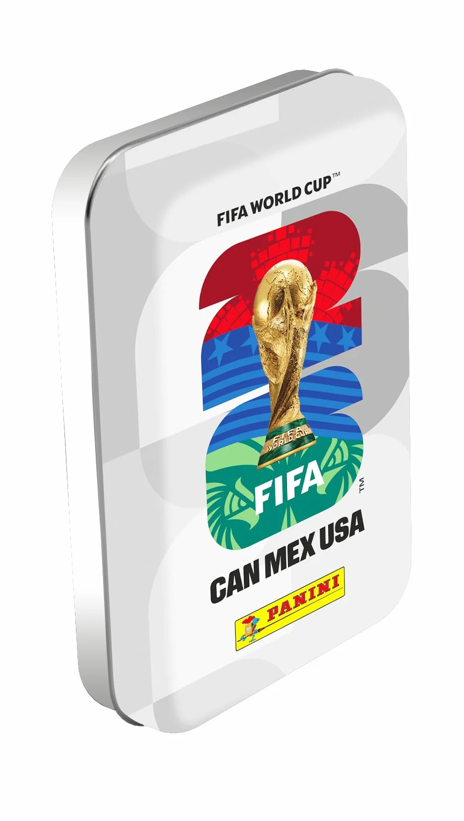 Panini FIFA 2026 Caja metal 8 fundas