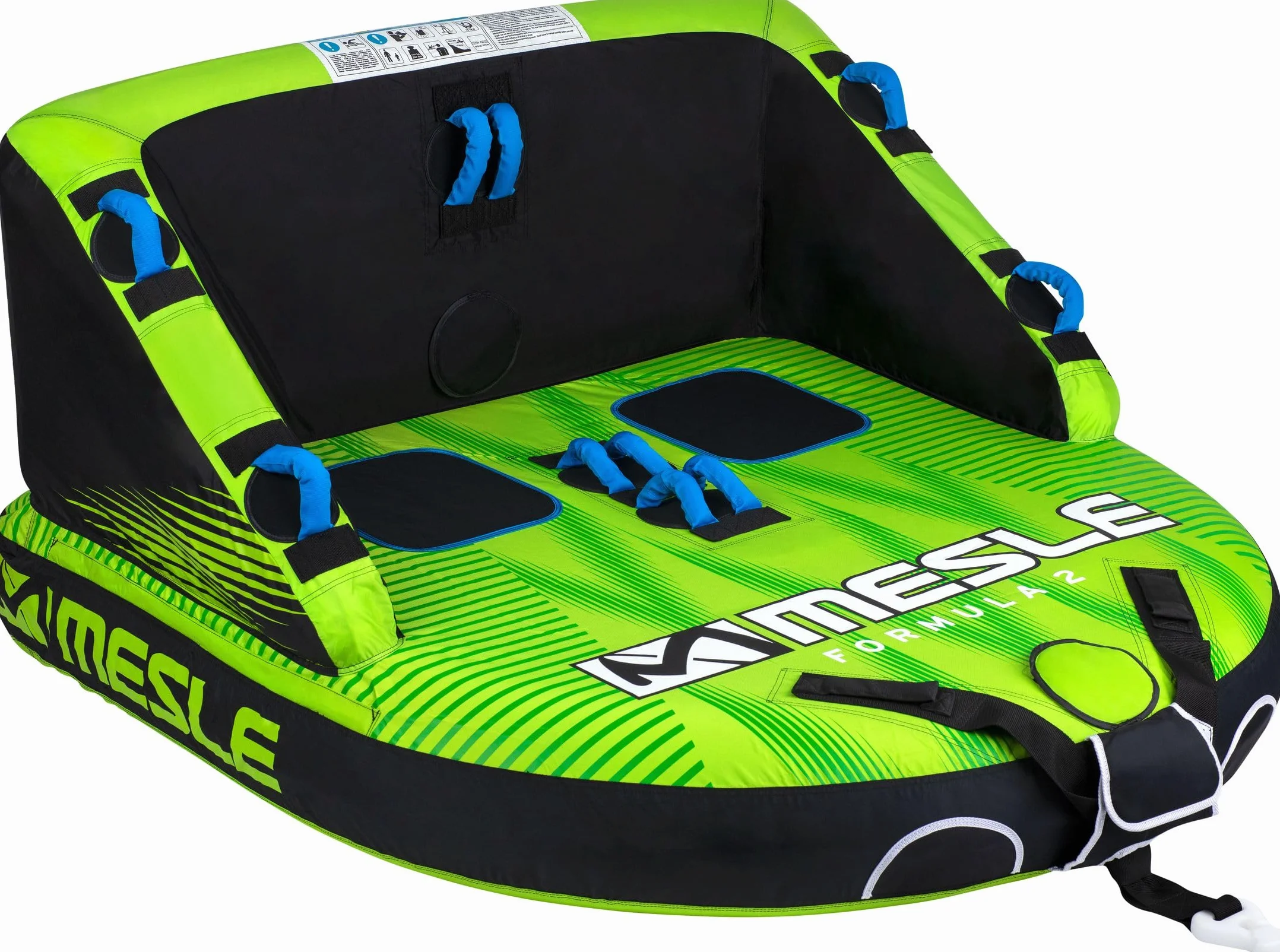Mesle Flotador de Arrastre Formula 2-4 Personas Towable Hinchable para Barco