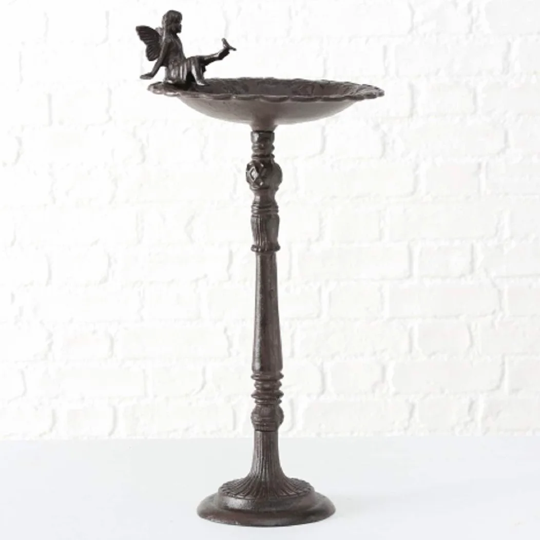Boltze Vogeltränke Fee H64cm Material: Gusseisen