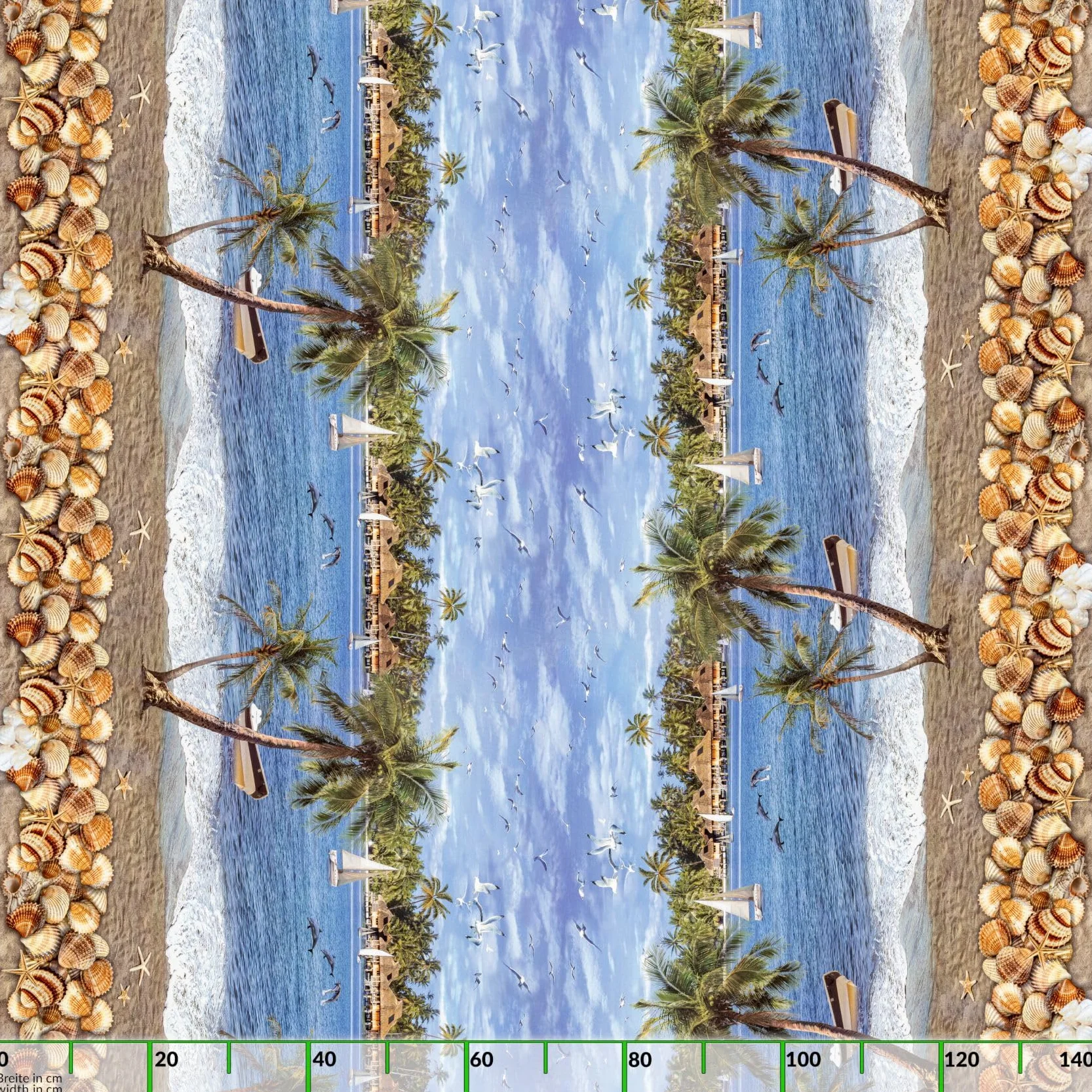 ANRO Mantel de Hule Lavable, para jardín, Exterior e Interior, 240 x 140 cm, Borde Cortado
