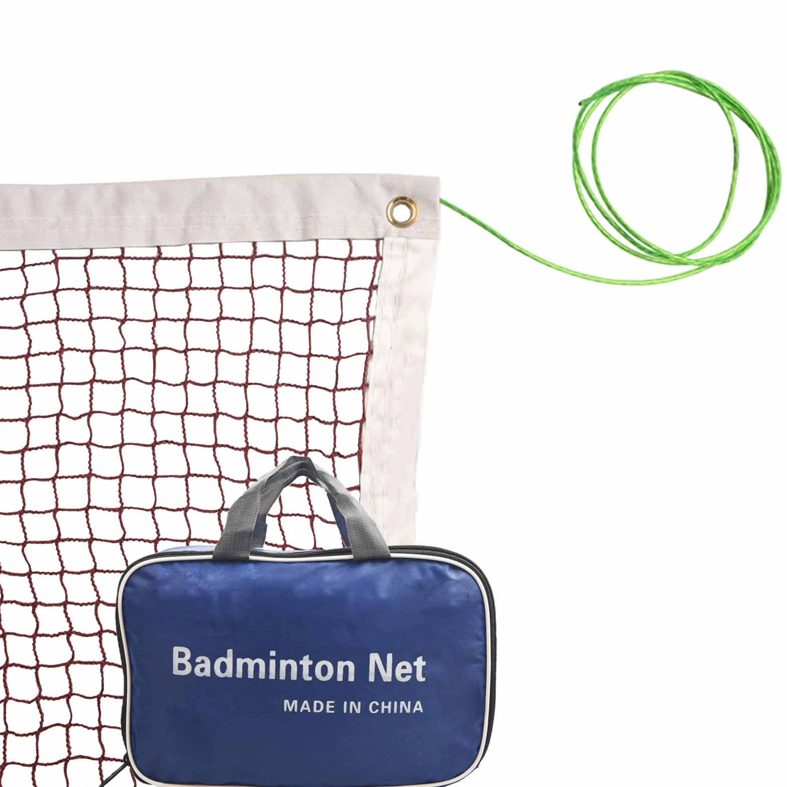 Red de bádminton 610x76cm nailon plegable portátil para niños escuela playa piscina