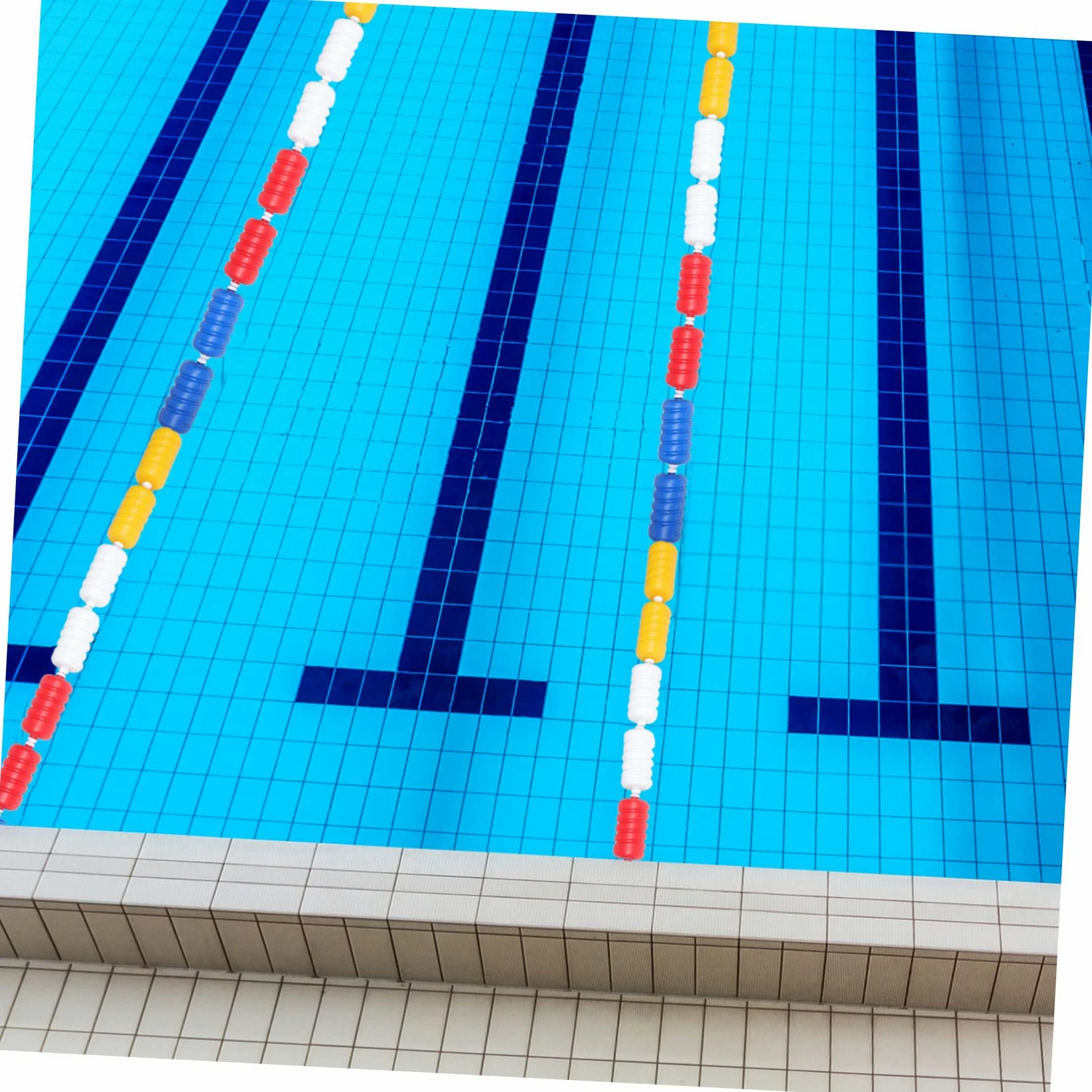 Línea Flotante para Piscina con Flotadores de Plástico Hexagonal y Espiral