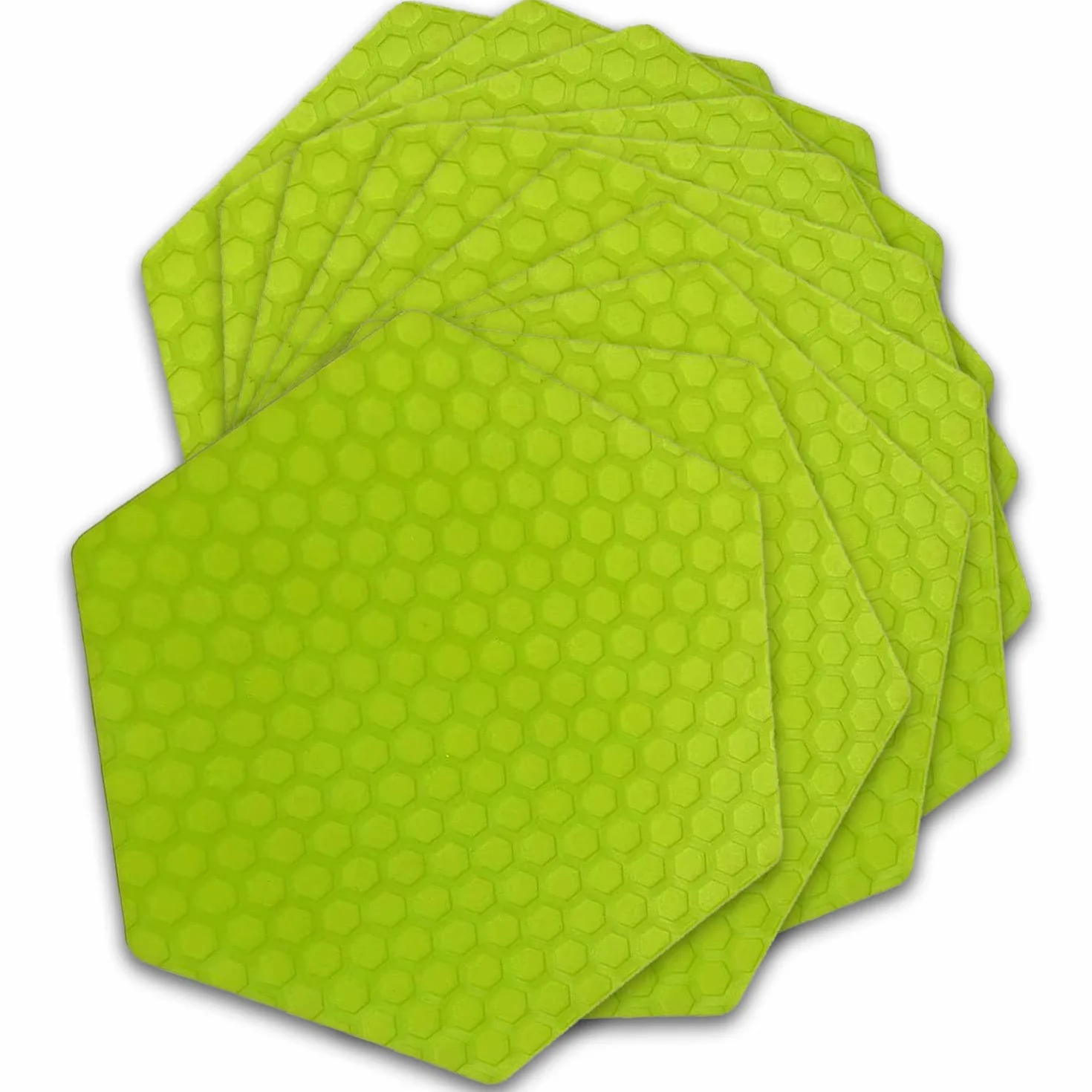 Juego de 10 almohadillas de tracción antideslizantes para tablas de surf – Verde