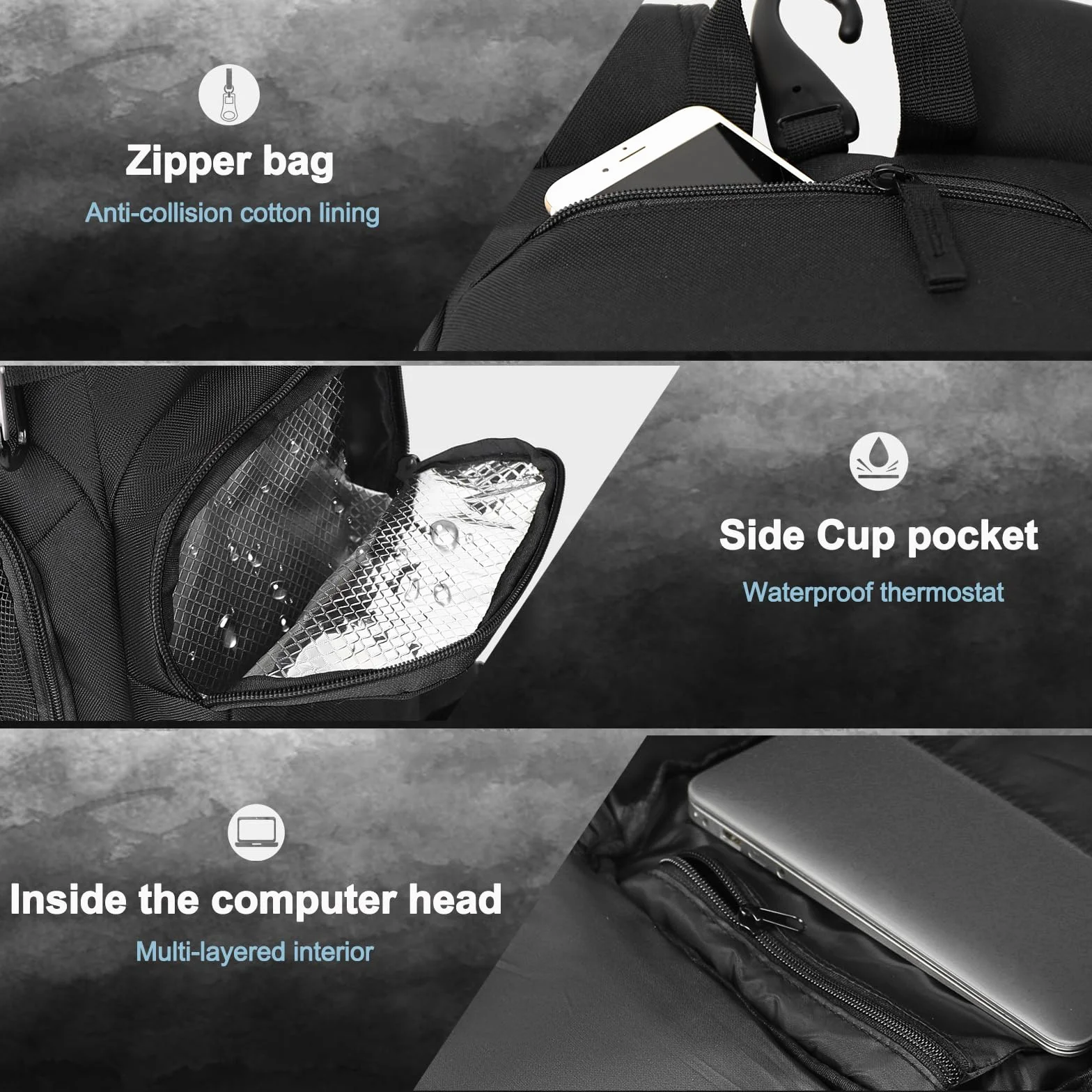 LARIPOP Mochila de Baloncesto Grande, Bolsa de Deporte con Compartimento para Pelotas y Zapatos
