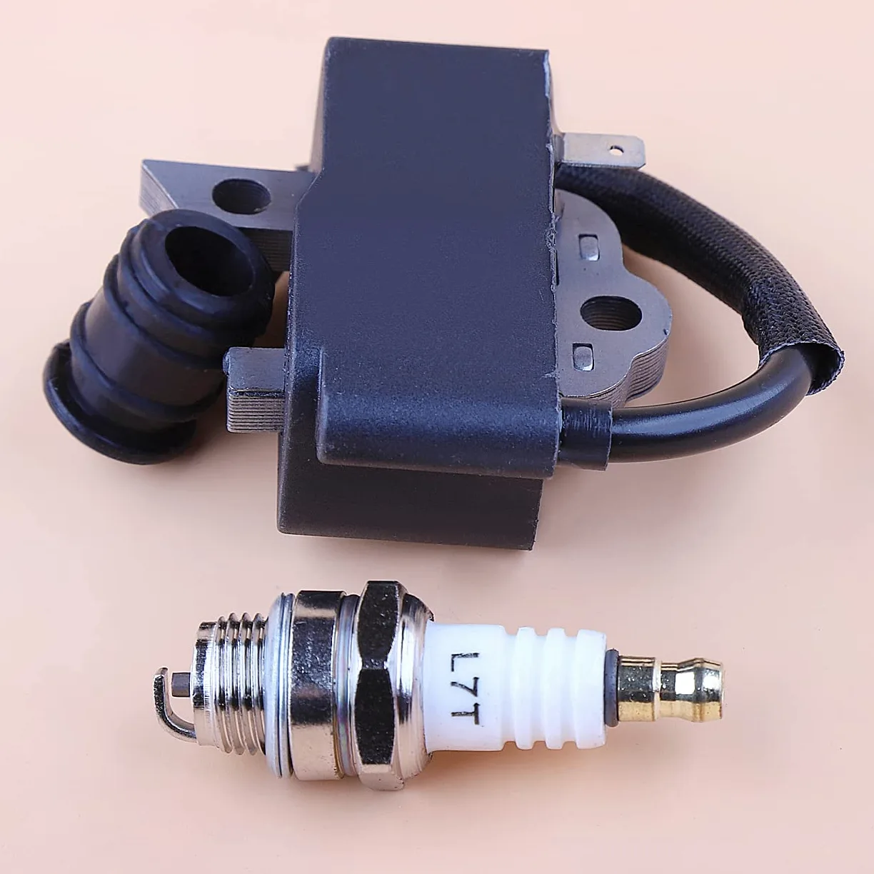 Kit de bujías y Bobina de Encendido for Motosierra CS-370, CS-400, CS-420ES, CS-370F y CS-400F (Pieza A411000264) Piezas de jardín