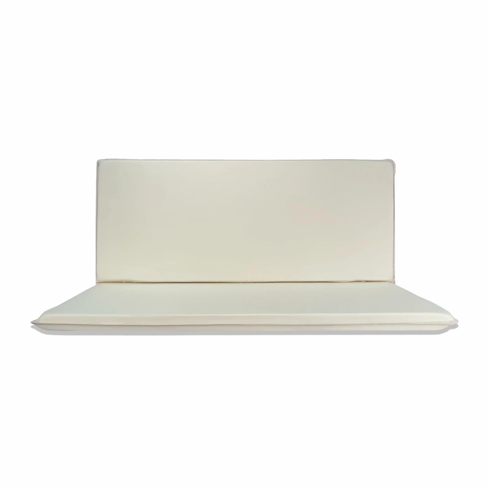 Il Tuo Artigiano Design Cojín impermeable para balancín de jardín de 3 plazas – Colchón para balancín de jardín, fabricado en Italia, resistente a los rayos UV (crema, 3 plazas plus – 155 x 55 cm)