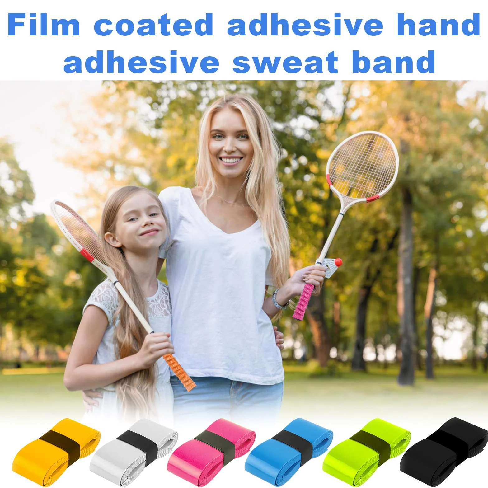 UKOFEW Overgrips Padel 6 Piezas Antideslizante Secado Rápido Raqueta Tenis Bádminton
