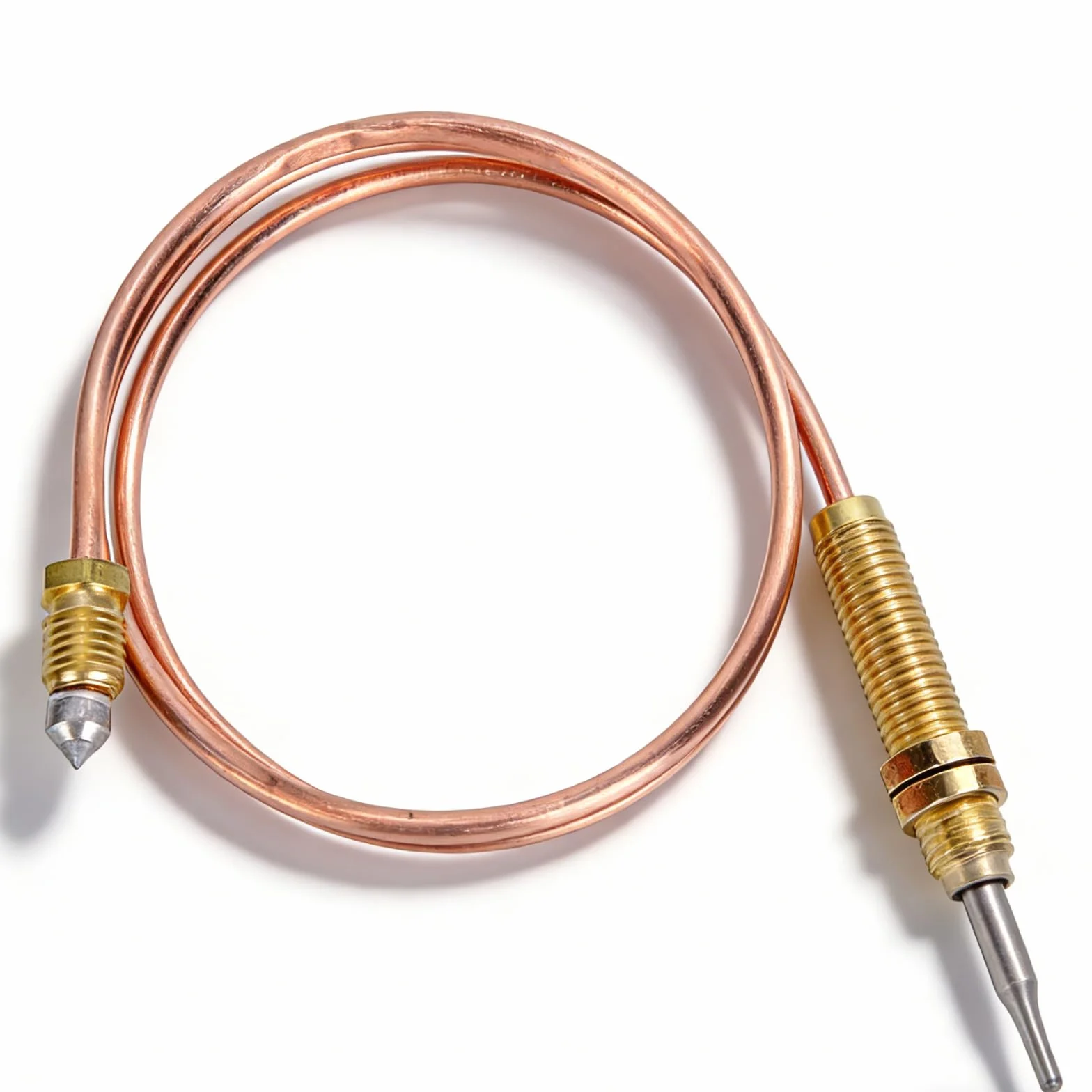 Termopar de Gas Universal M8 de 600mm, Sonda para Calentador de Gas, Brasero, Horno, Calentador de Agua, Rápida Respuesta y Rendimiento Estable, Pieza de Repuesto y Accesorio de Reemplazo