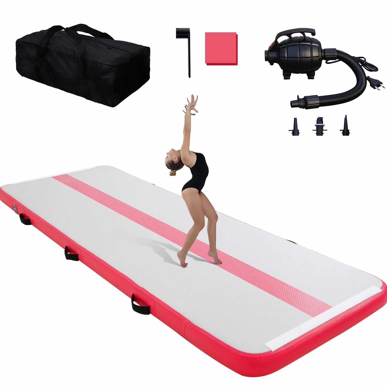 Air Track Colchoneta Gimnasia Artistica 2M/3M/4M 10 cm con Bomba Eléctrica