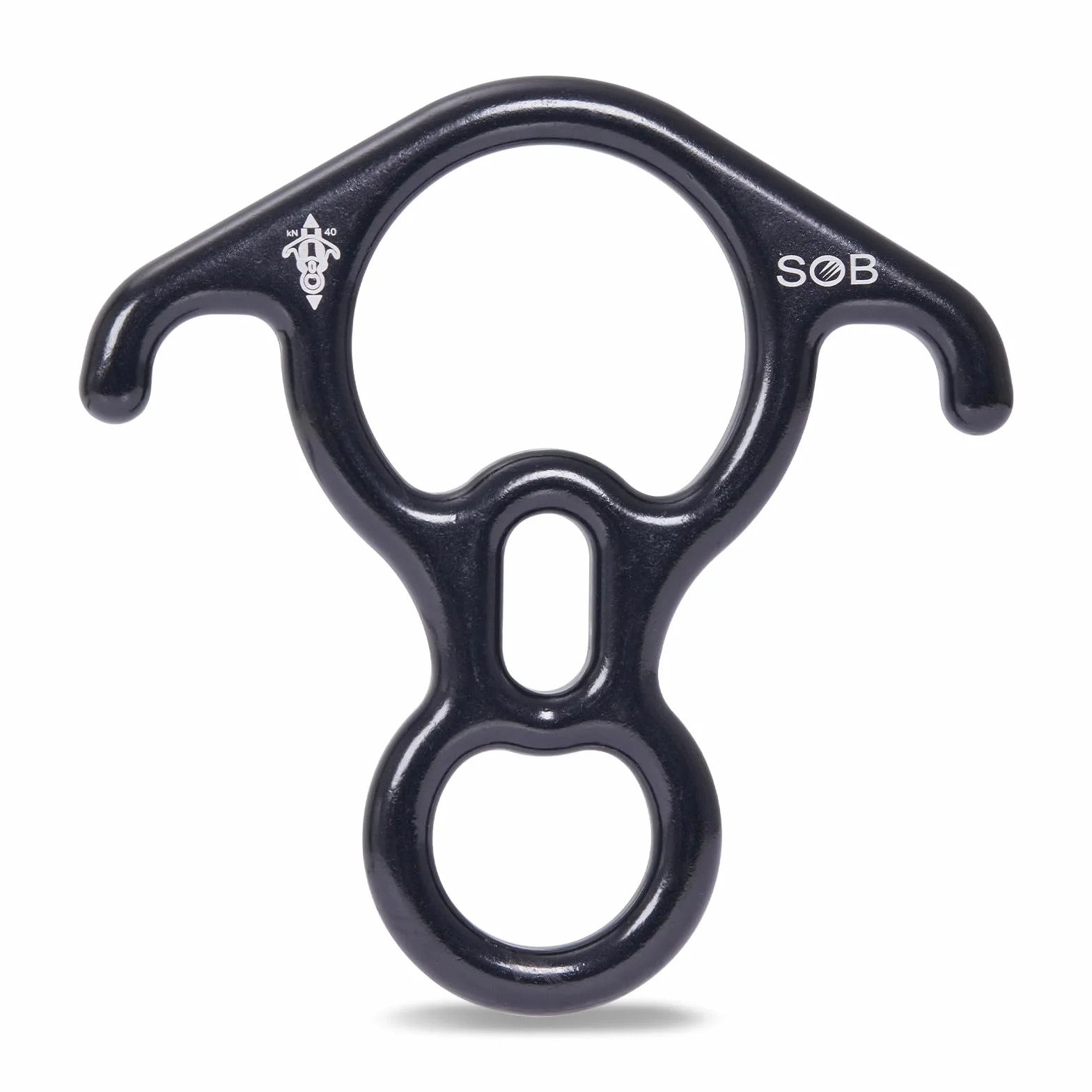 SOB Descensor de Escalada Figura 8 Anillo Aleación de Aluminio de Magnesio para Montañismo Rescate