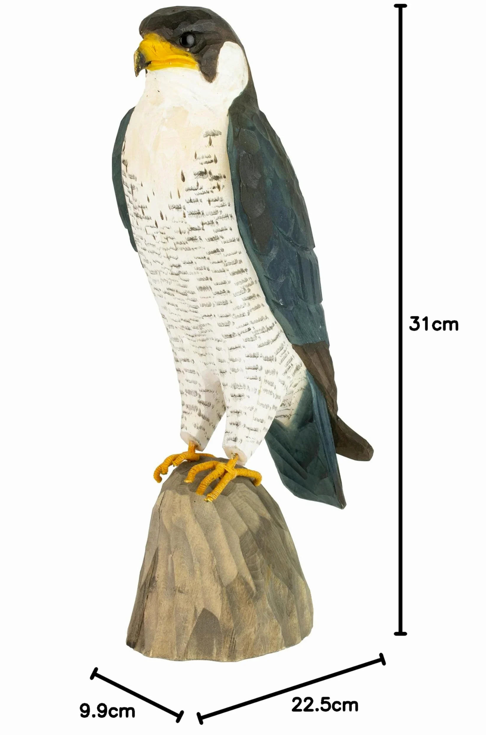 Wildlife Garden WG465 - Figura decorativa de pájaro de madera