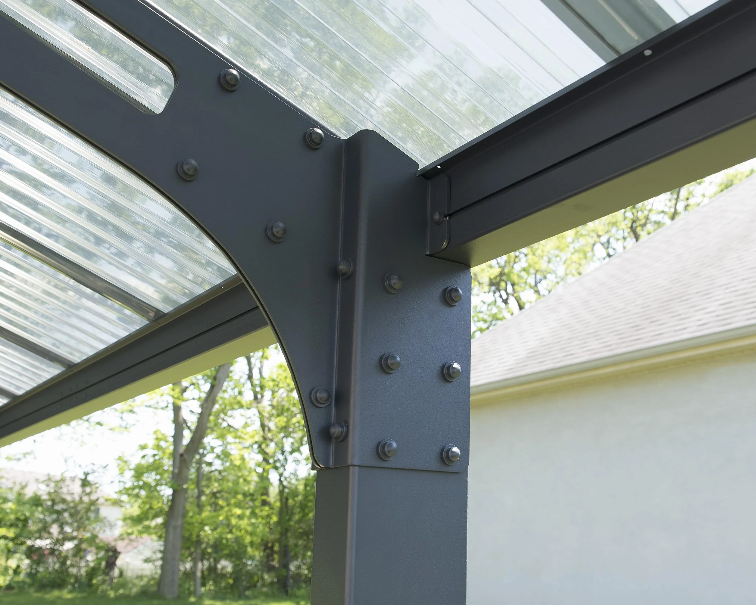 Canopia by Palram Carport Arizona 5000 en policarbonato, Aluminio Robusto e Inoxidable Que Protege el Coche de la luz Solar