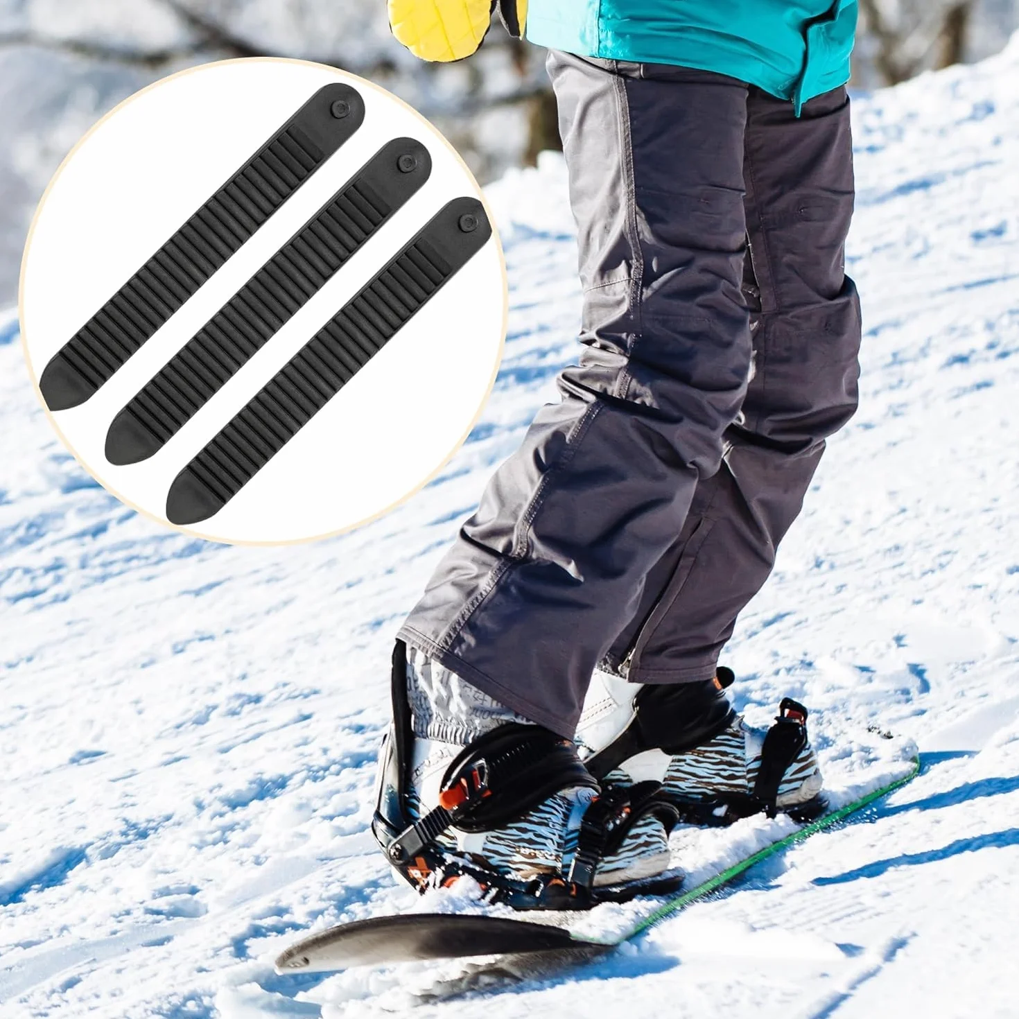 Reemplazo de correas de tobillo para snowboard, encuadernación escalera, repuesto patines en línea