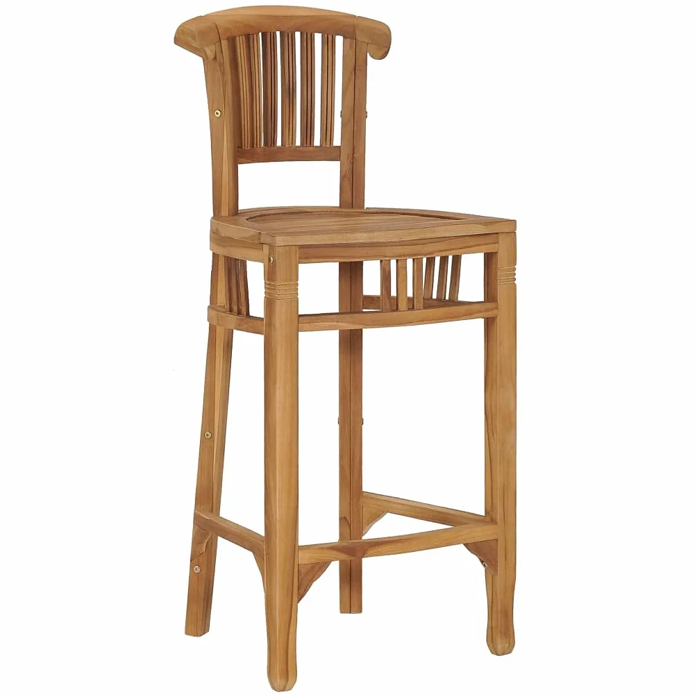 vidaXL Set Mesa y Sillas de Bar de Jardín 3 Piezas Conjunto Casa Exterior Comedor Aire Libre Asientos Sillones