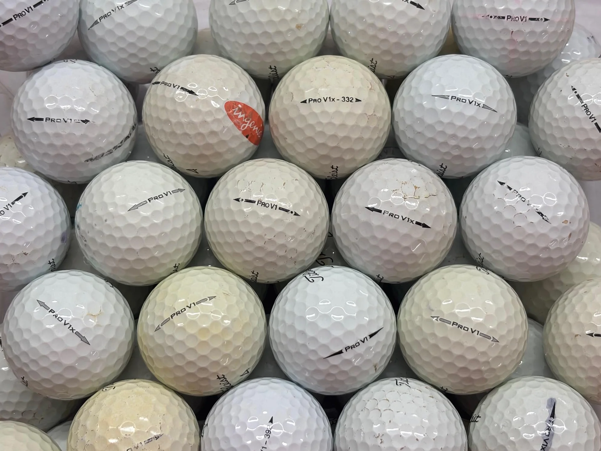 Pelotas de golf Pro V1 Pro V1X Grado B usadas 24 48 100