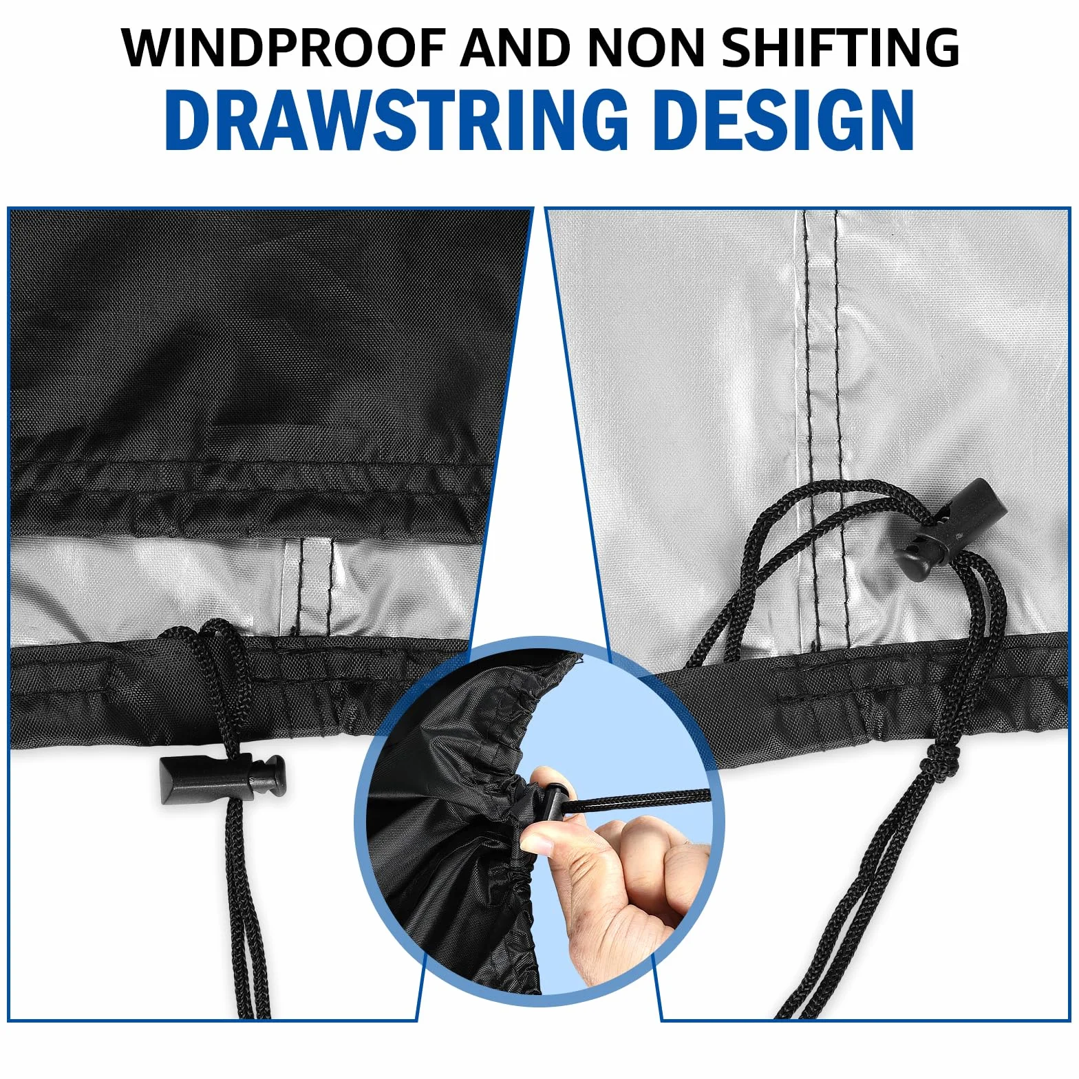 Funda para mesa de ping pong 165 x 70 x 185 cm 210D tela Oxford protección UV resistente al viento