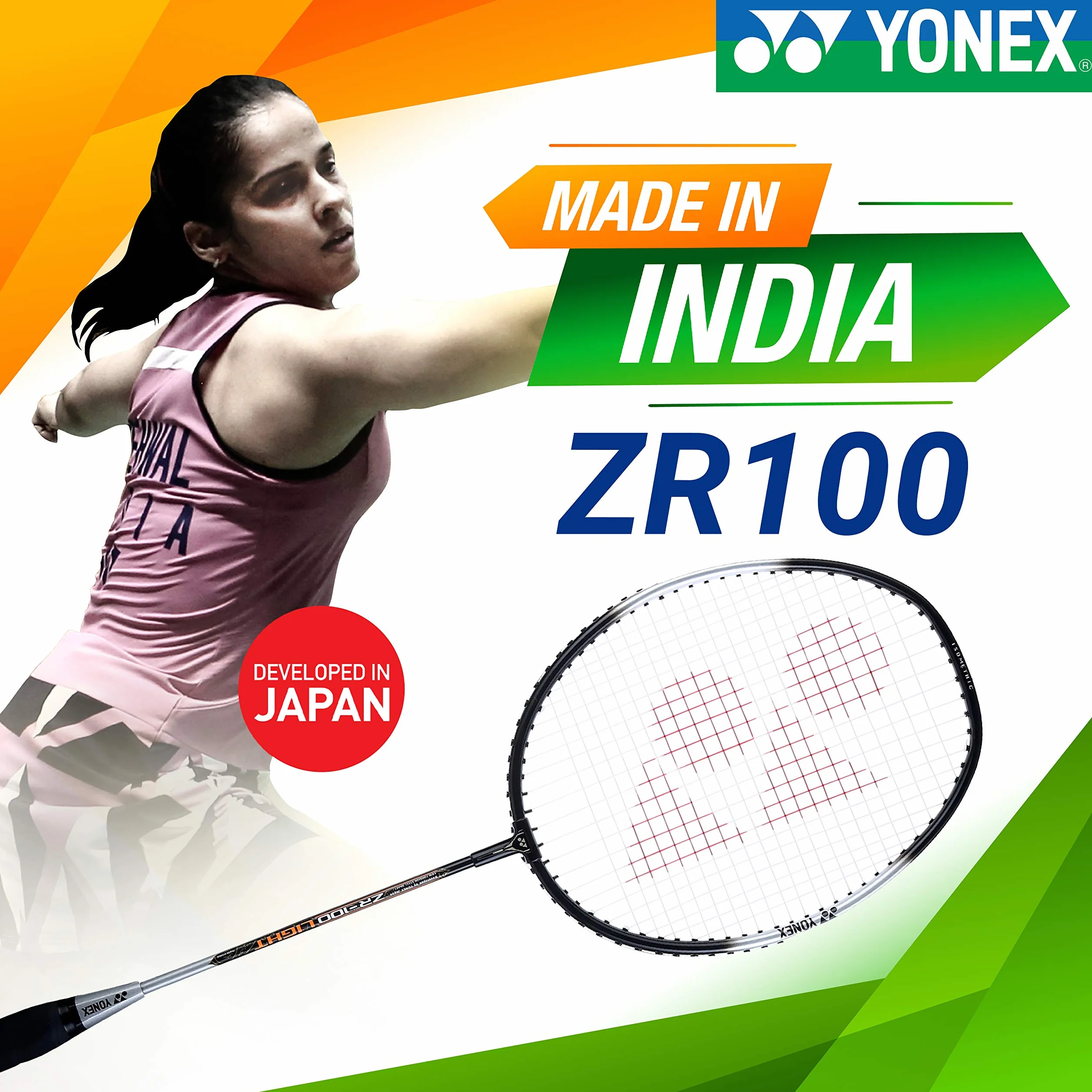 YONEX ZR 100 LIGHT Raqueta de bádminton aluminio negro