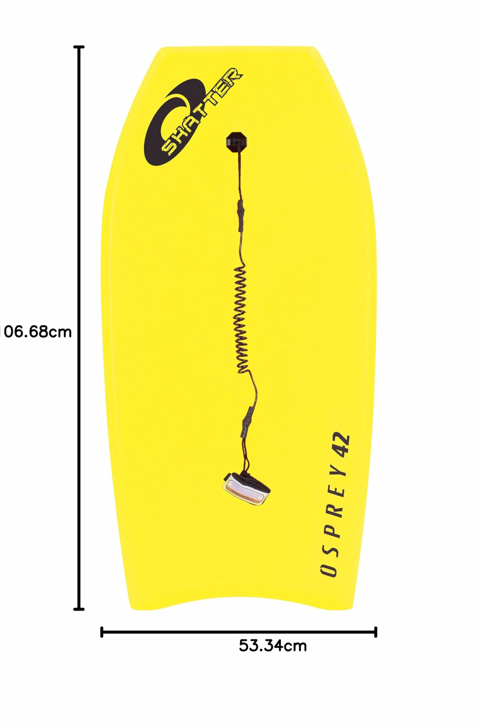 Osprey Bodyboard para niños y Adultos con Correa Boogie Board Unisex