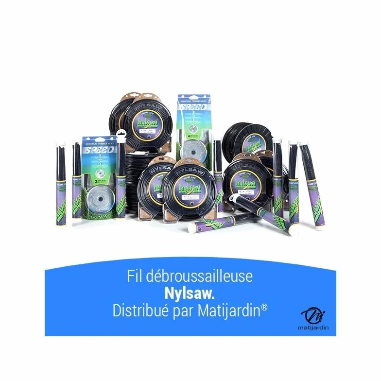 Matijardin Nylsaw - Hilo de nailon con muescas (4,5 mm x 16 m)